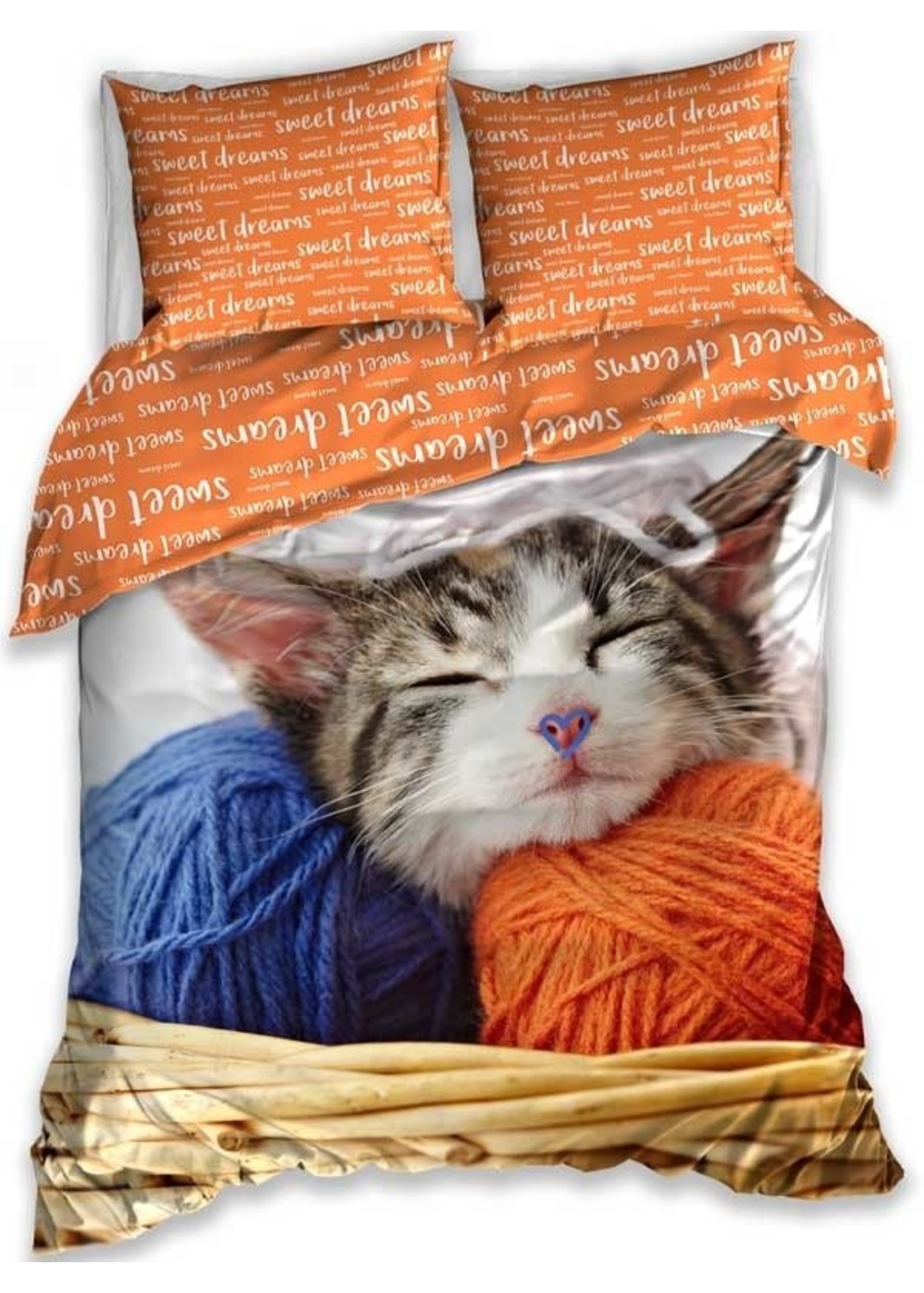 Cat Kitty Duvet Cover Sweet Dreams