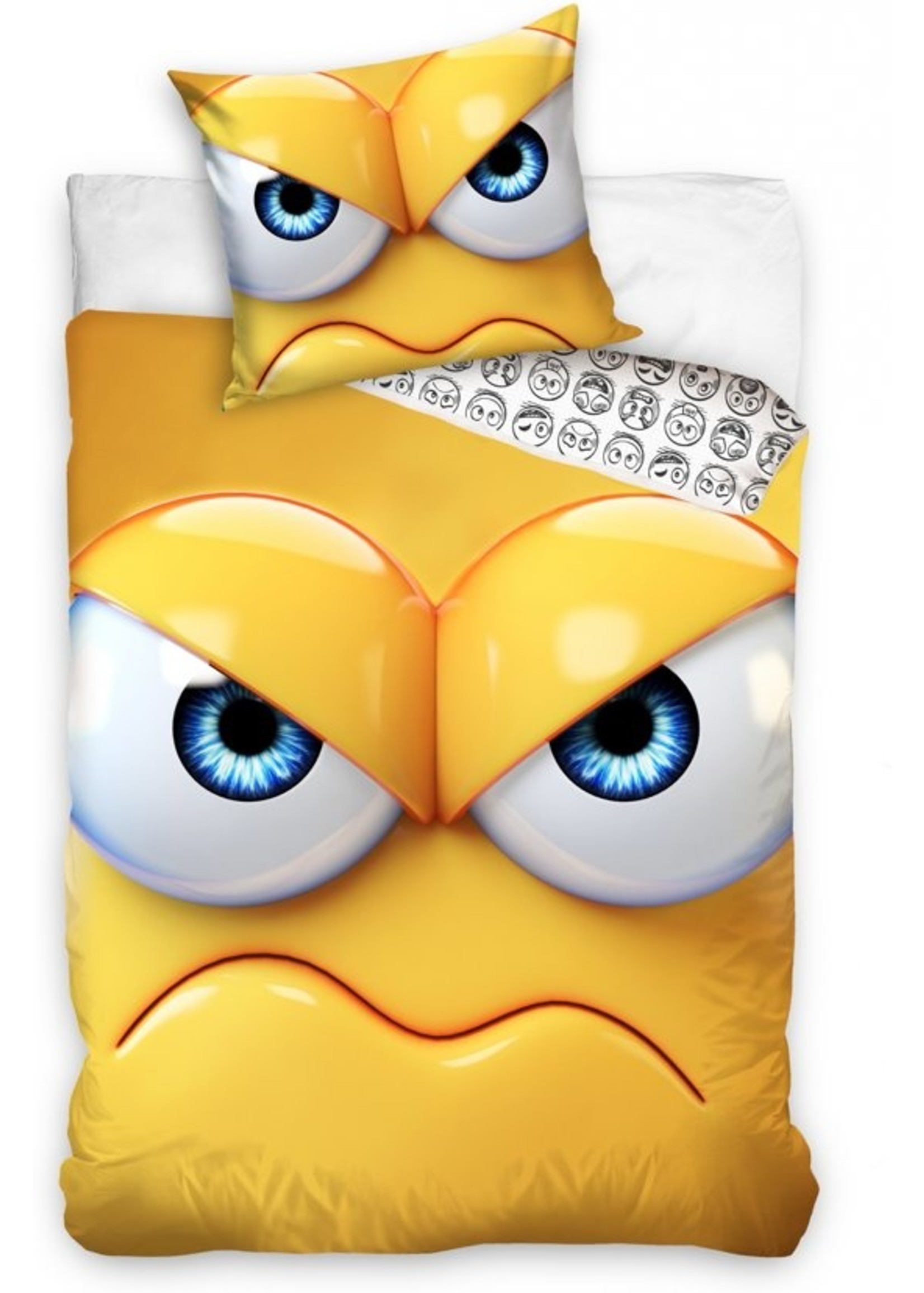 Emoji Emoji Duvet Cover Set Yellow