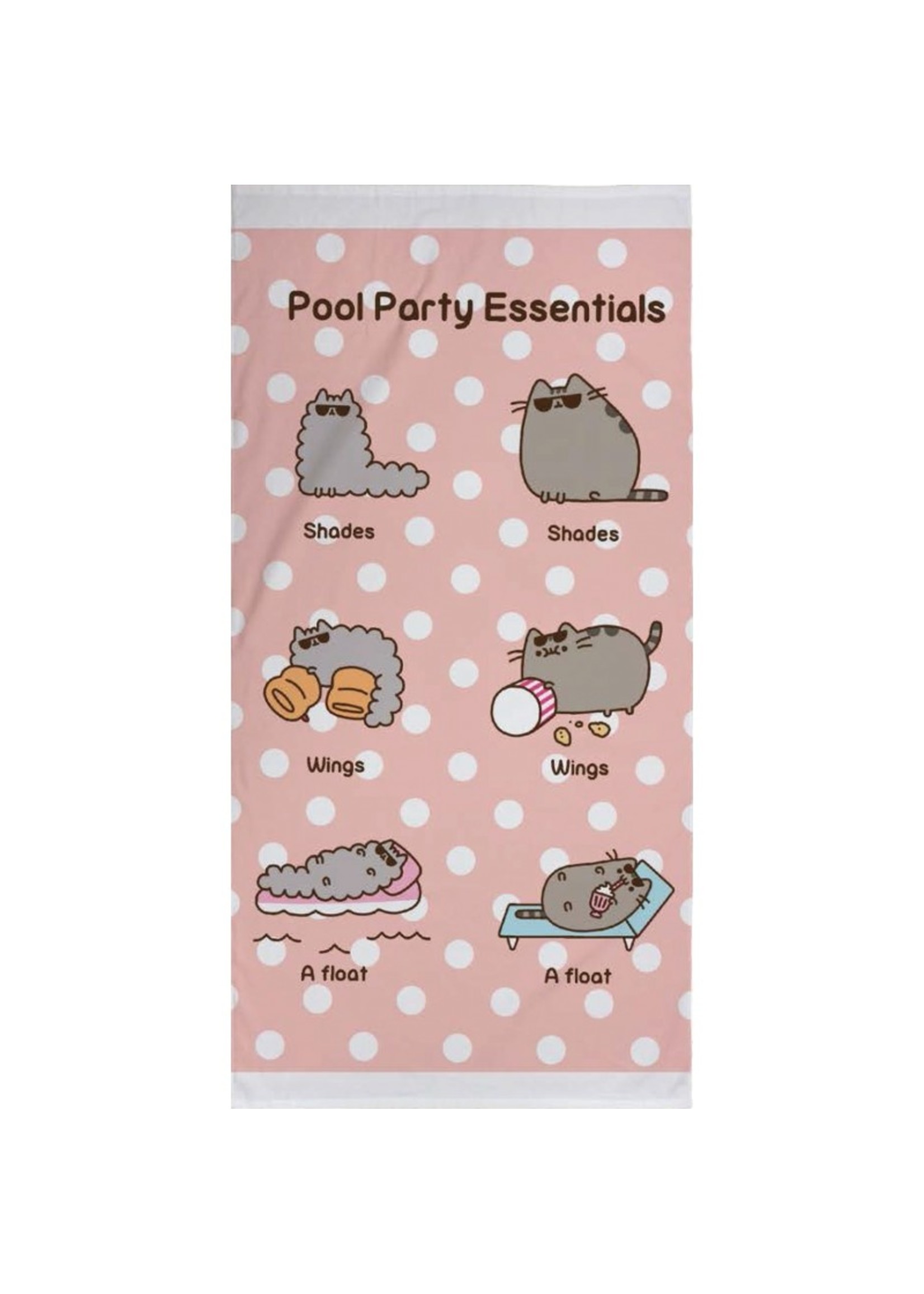 Pusheen Beach towel