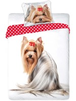 Yorkshire Terrier Dog Duvet Cover Set