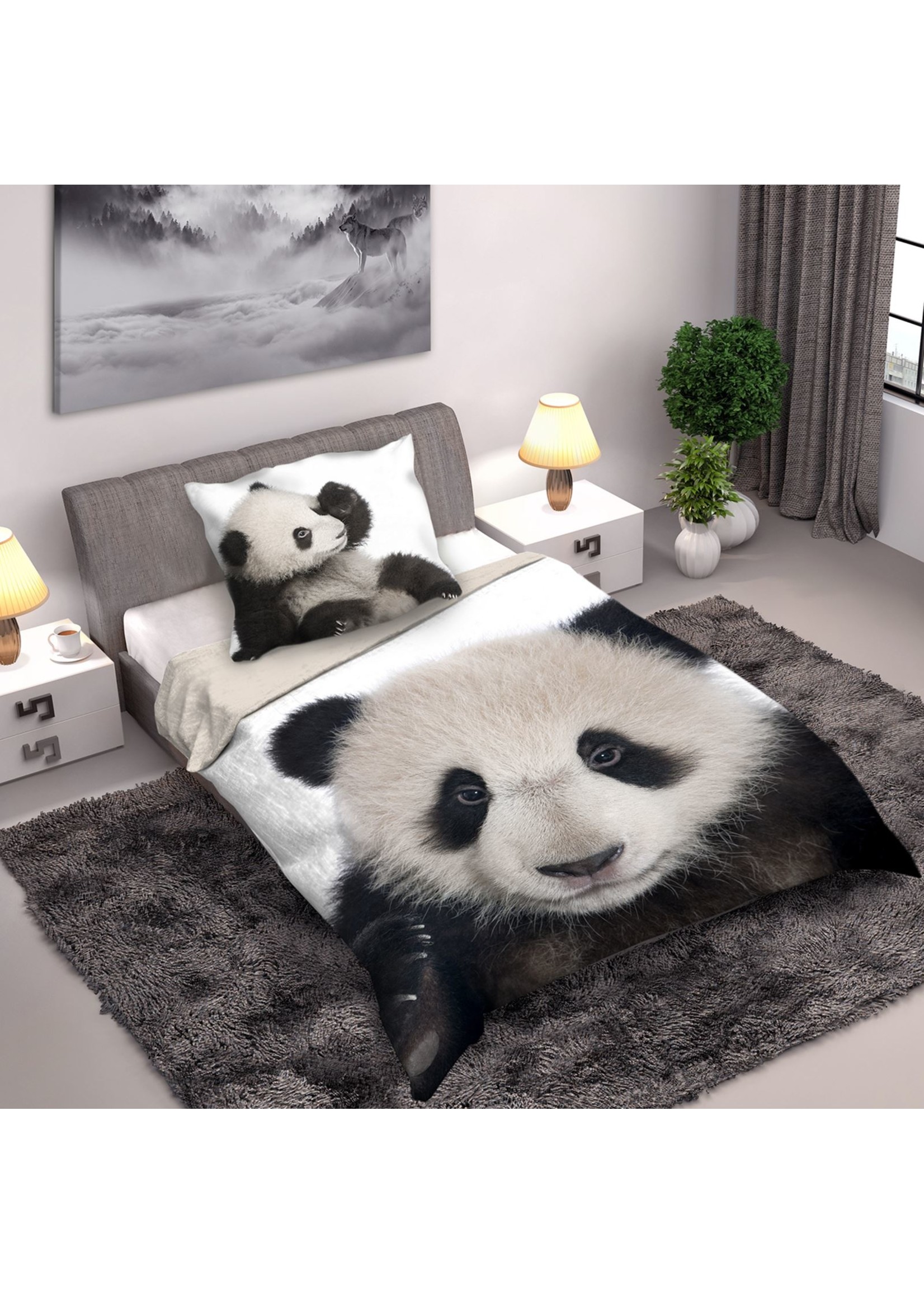 Panda Duvet Cover Set