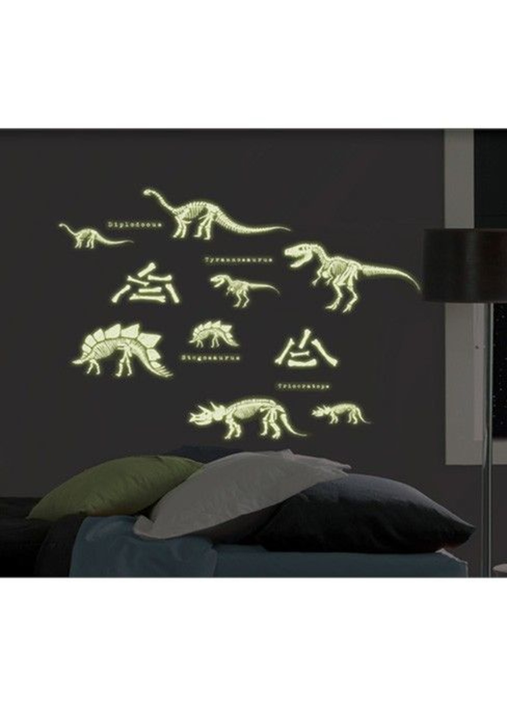 Dinosaurus Stickers Glow in the Dark Dino04004