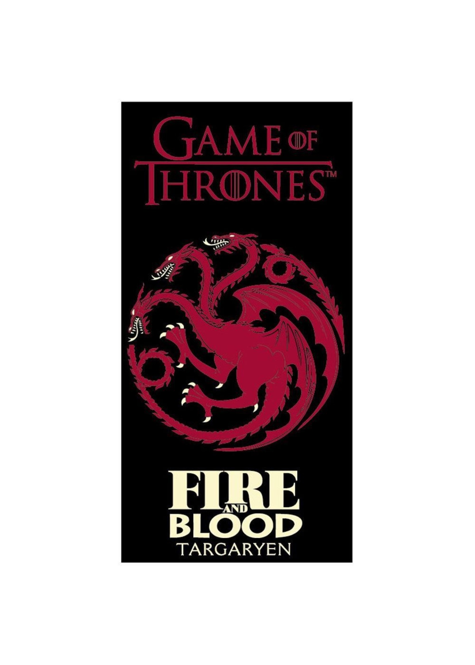 Game of Thrones Bath Towel Fire & Blood