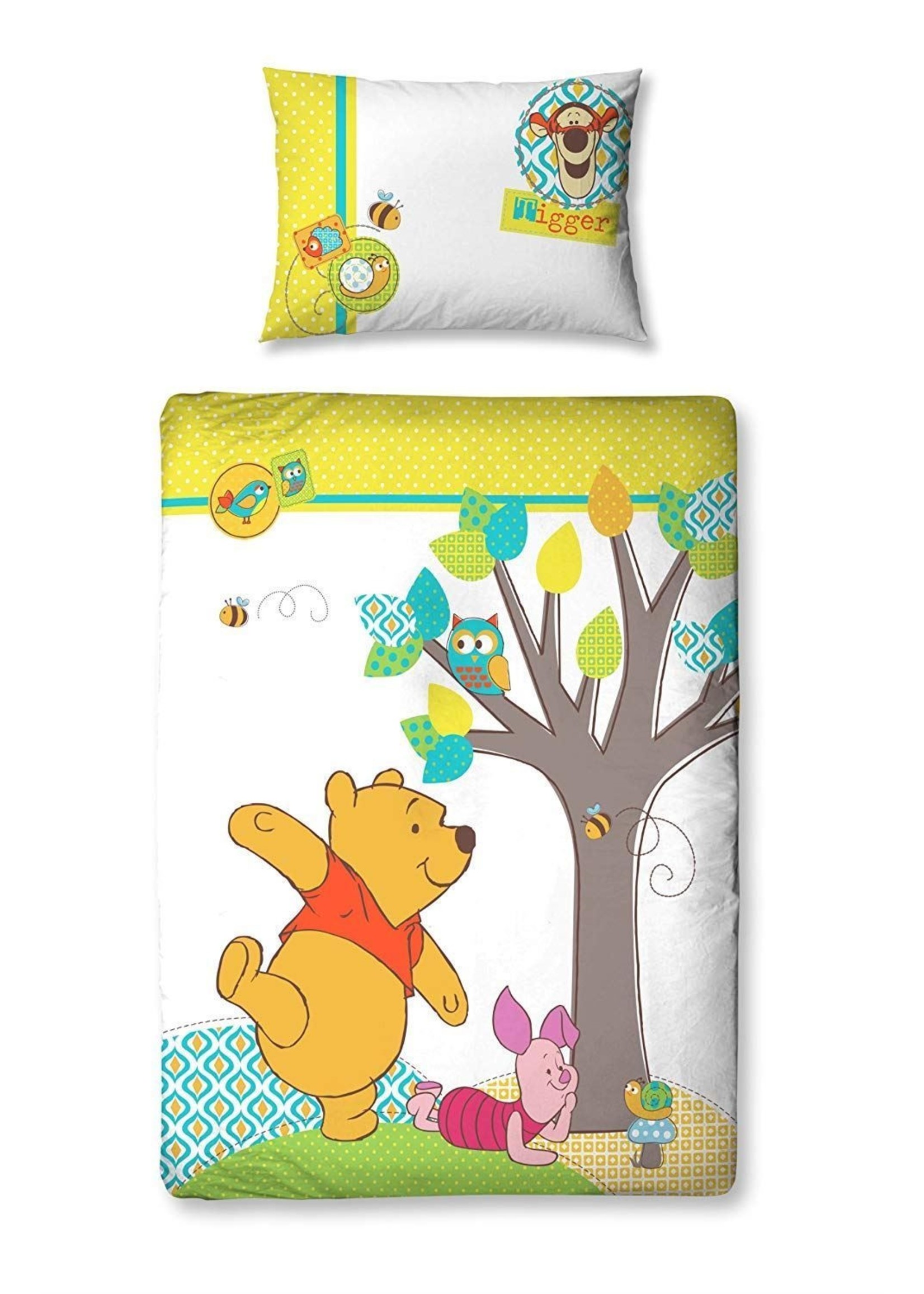 Winnie de Poeh Winnie de Poeh Junior  Duvet Cover Set Forest