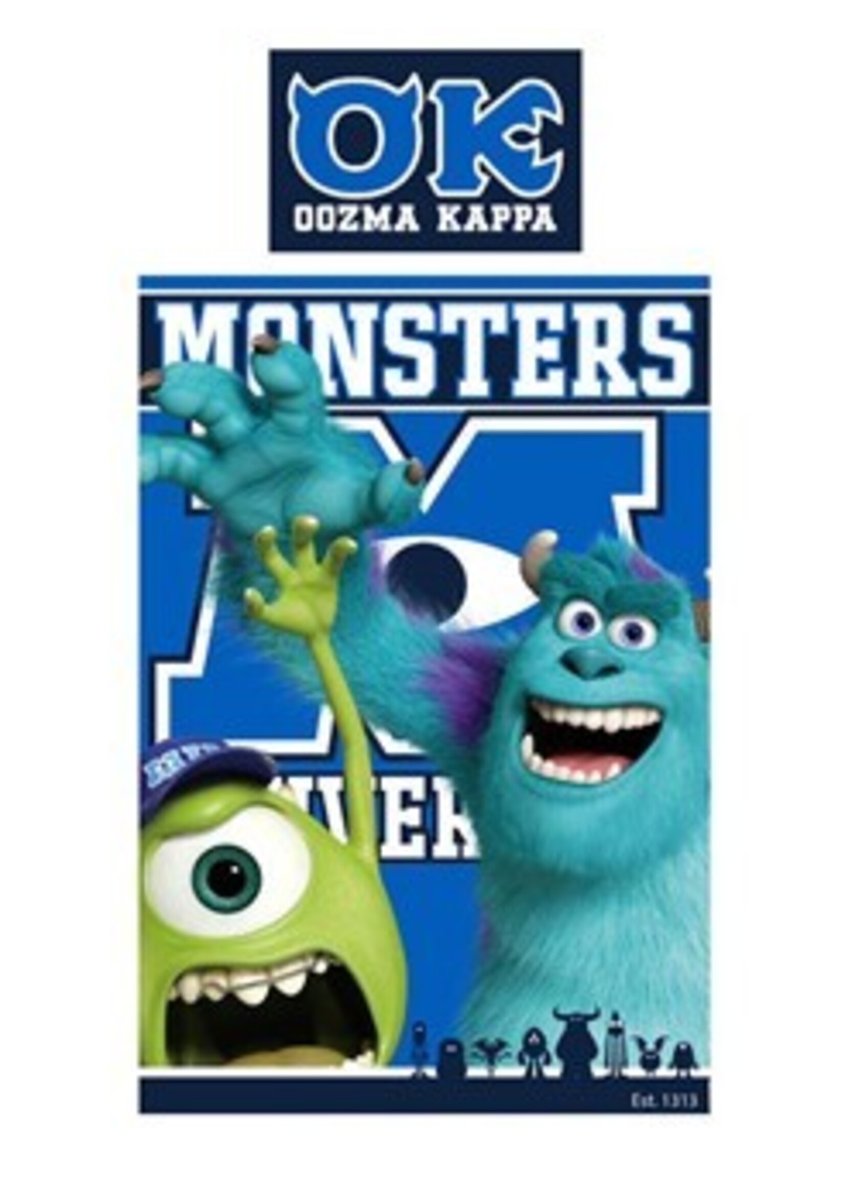 Disney Pixar Monsters Inc Dekbedovertrek Oozma Kappa MI13002