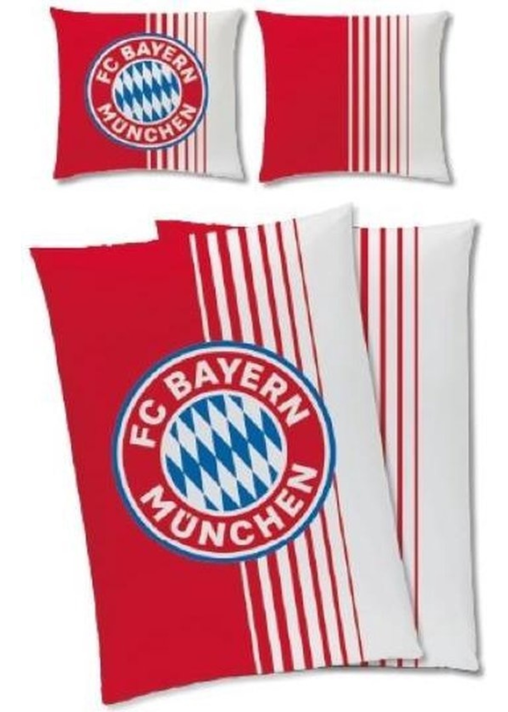 Bayern München Bayern München Duvet Cover Set Red/White