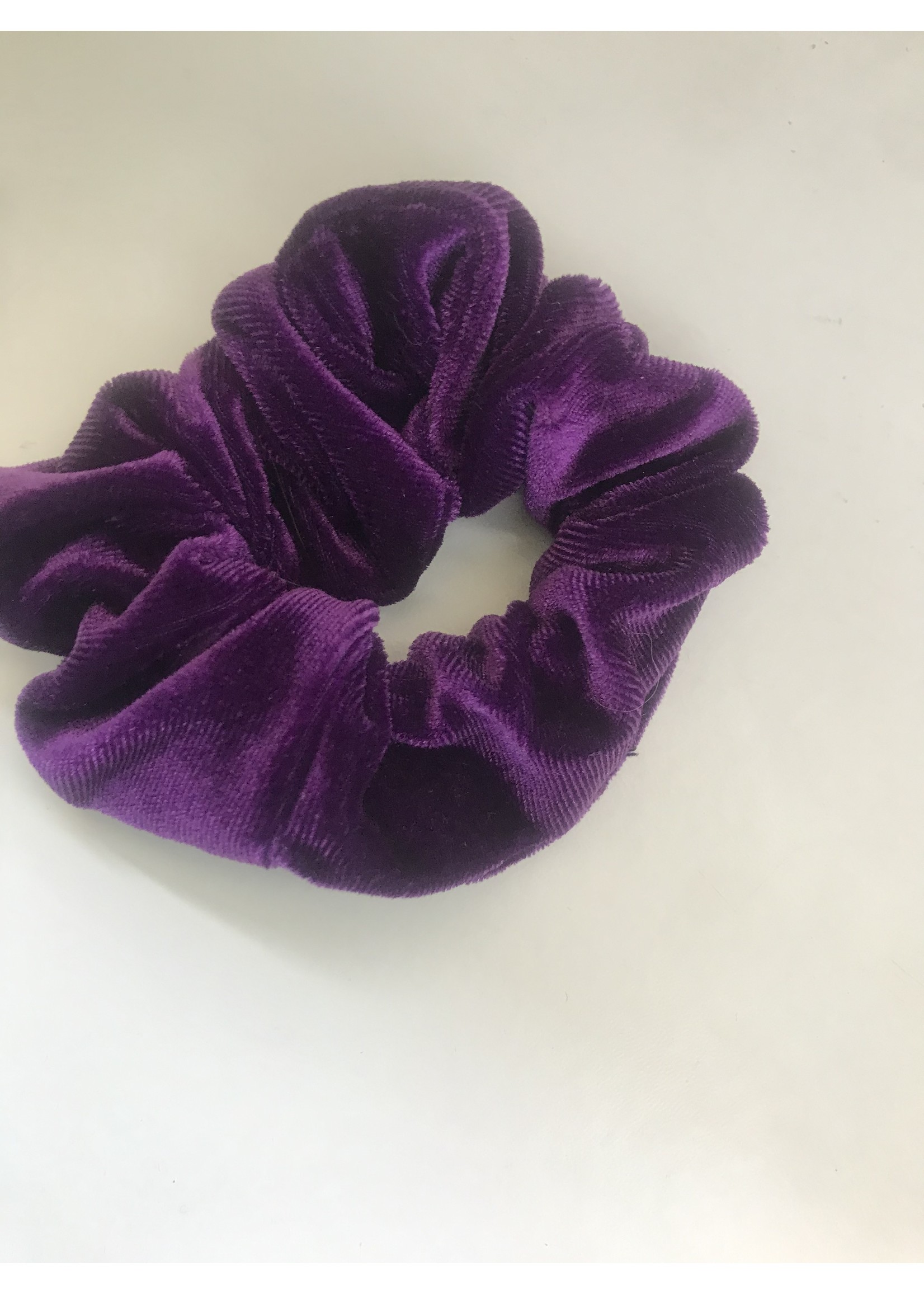 purple scrunchie