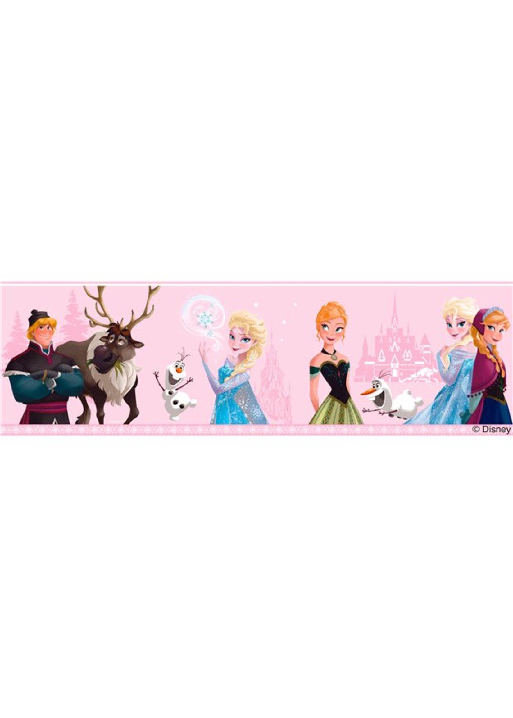 Disney Frozen Frozen Behangrand Roze 5018323061276