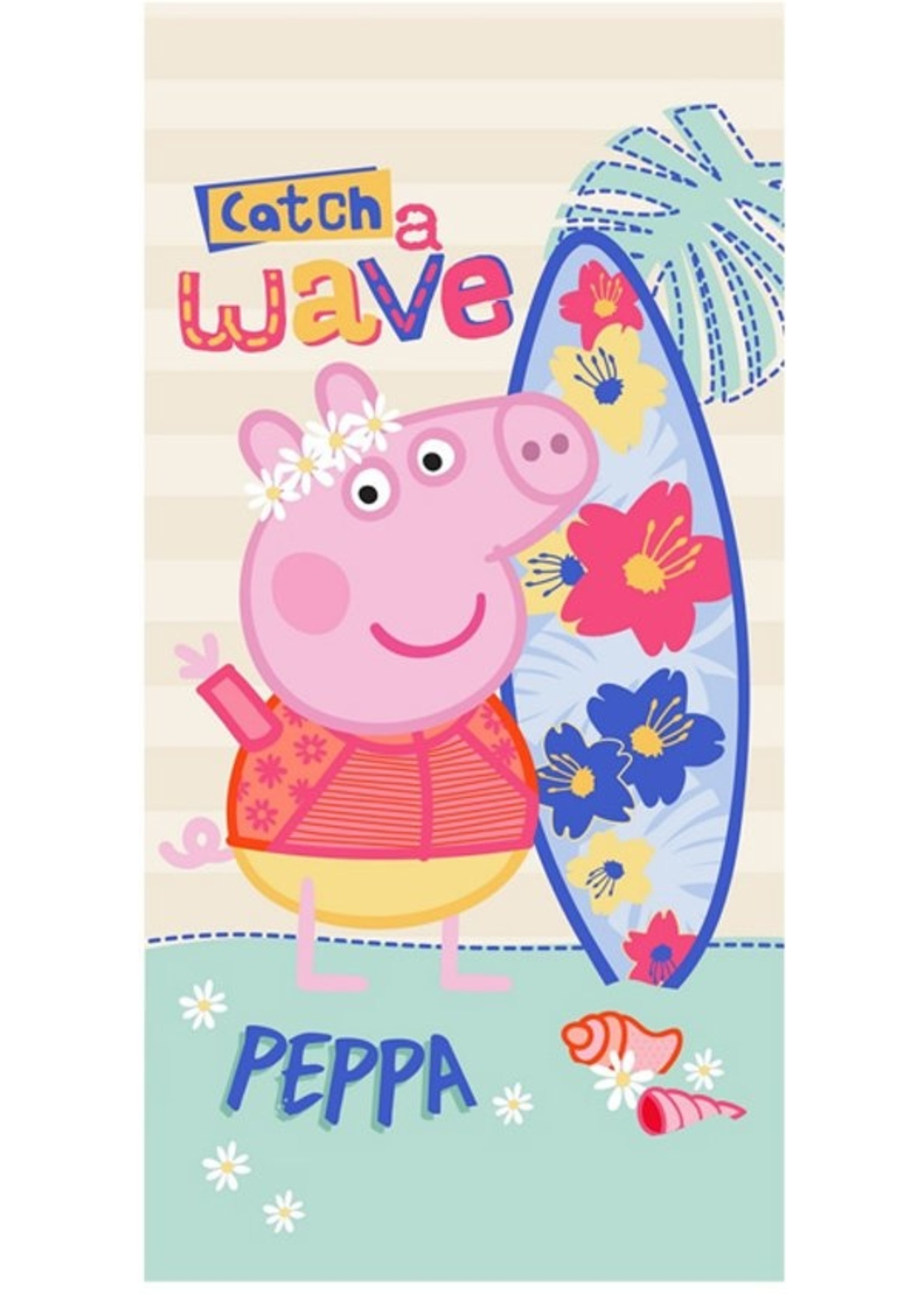 Peppa Pig Peppa Pig Badlaken Handdoek Wave Surf