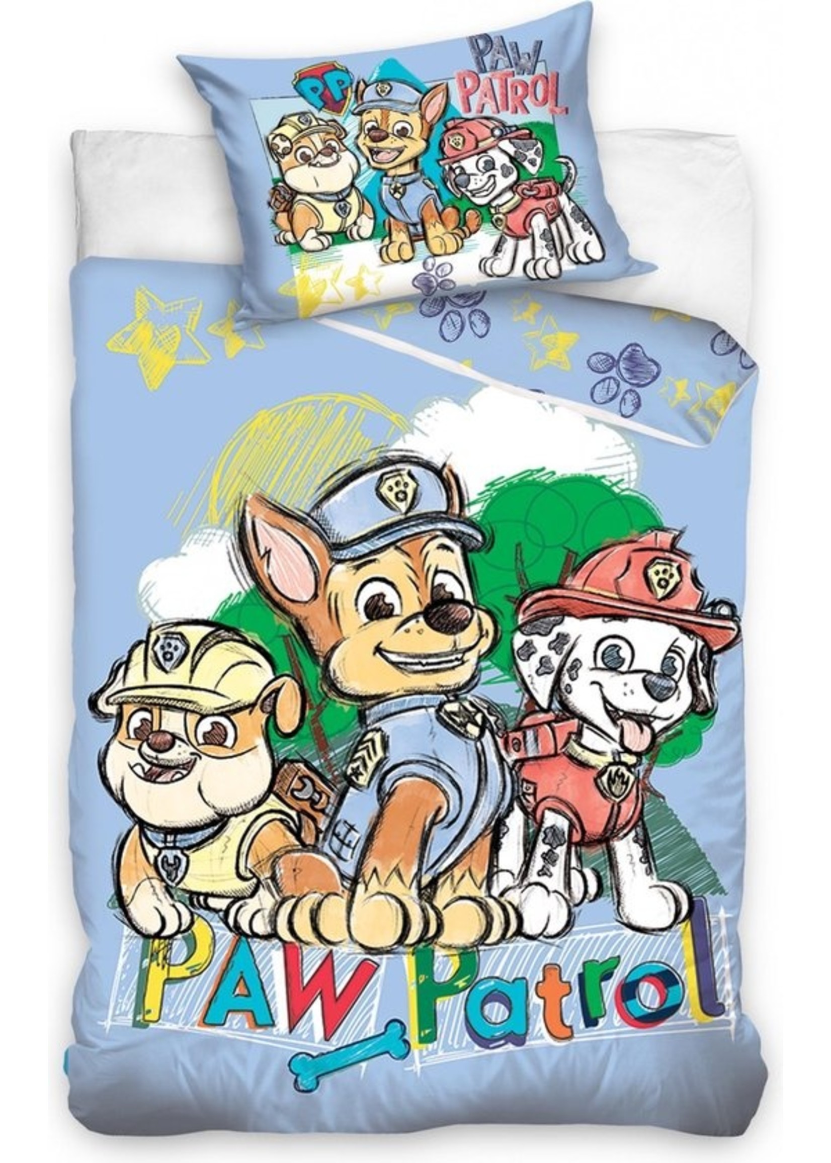 Nickelodeon Paw Patrol  Paw Patrol Junior Duvet Cover Set Blue