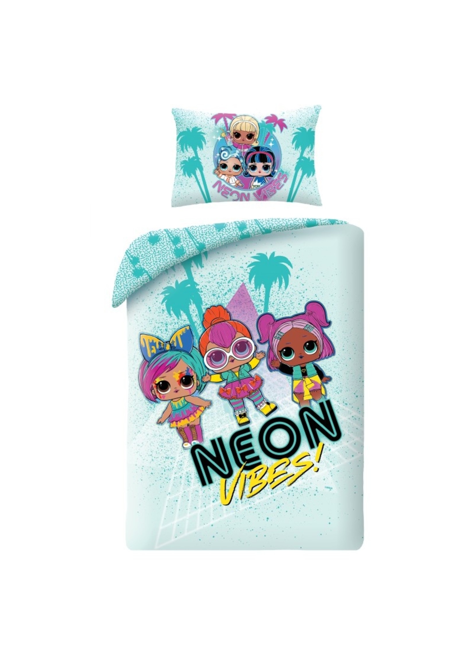 L.O.L. Surprise Junior Duvet Cover Set Neon