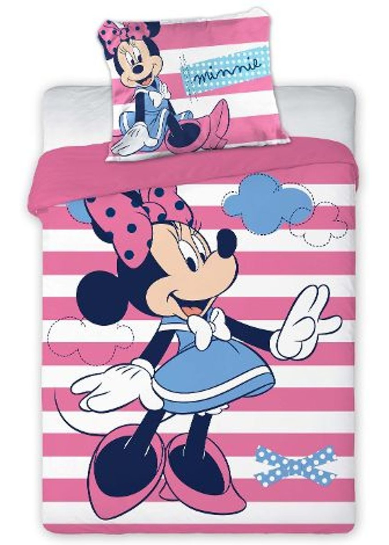 Disney Minnie Mouse  Junior Duver Cover Blue Dress