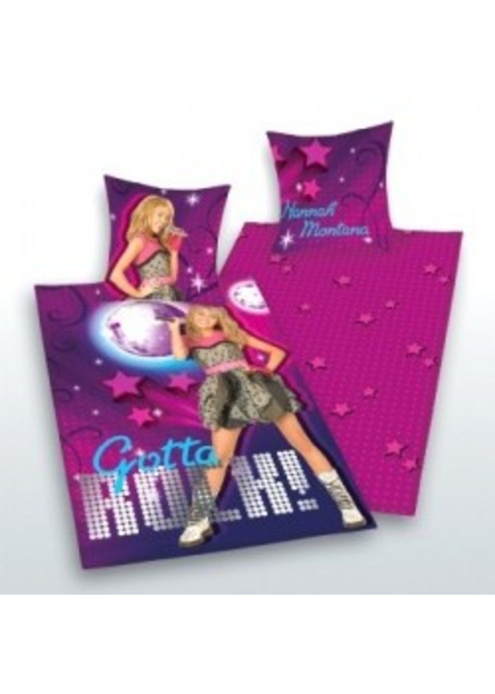 HANNAH MONTANA DEKBEDOVERTREK KATOEN GOTTA ROCK