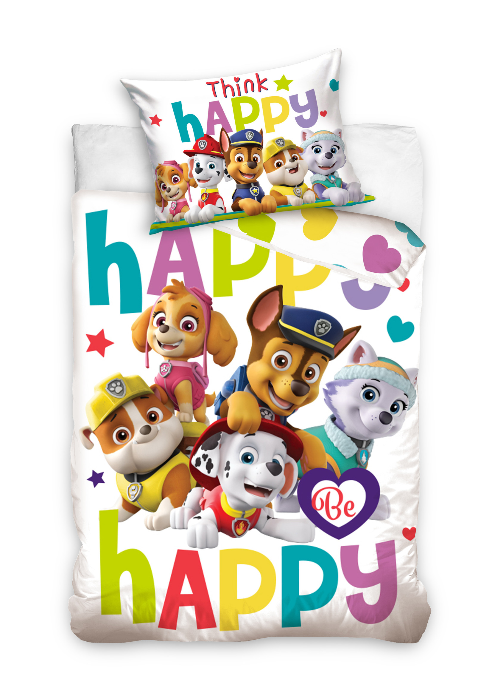 Nickelodeon Paw Patrol  Paw Patrol Junior Duvet Cover Set Happy