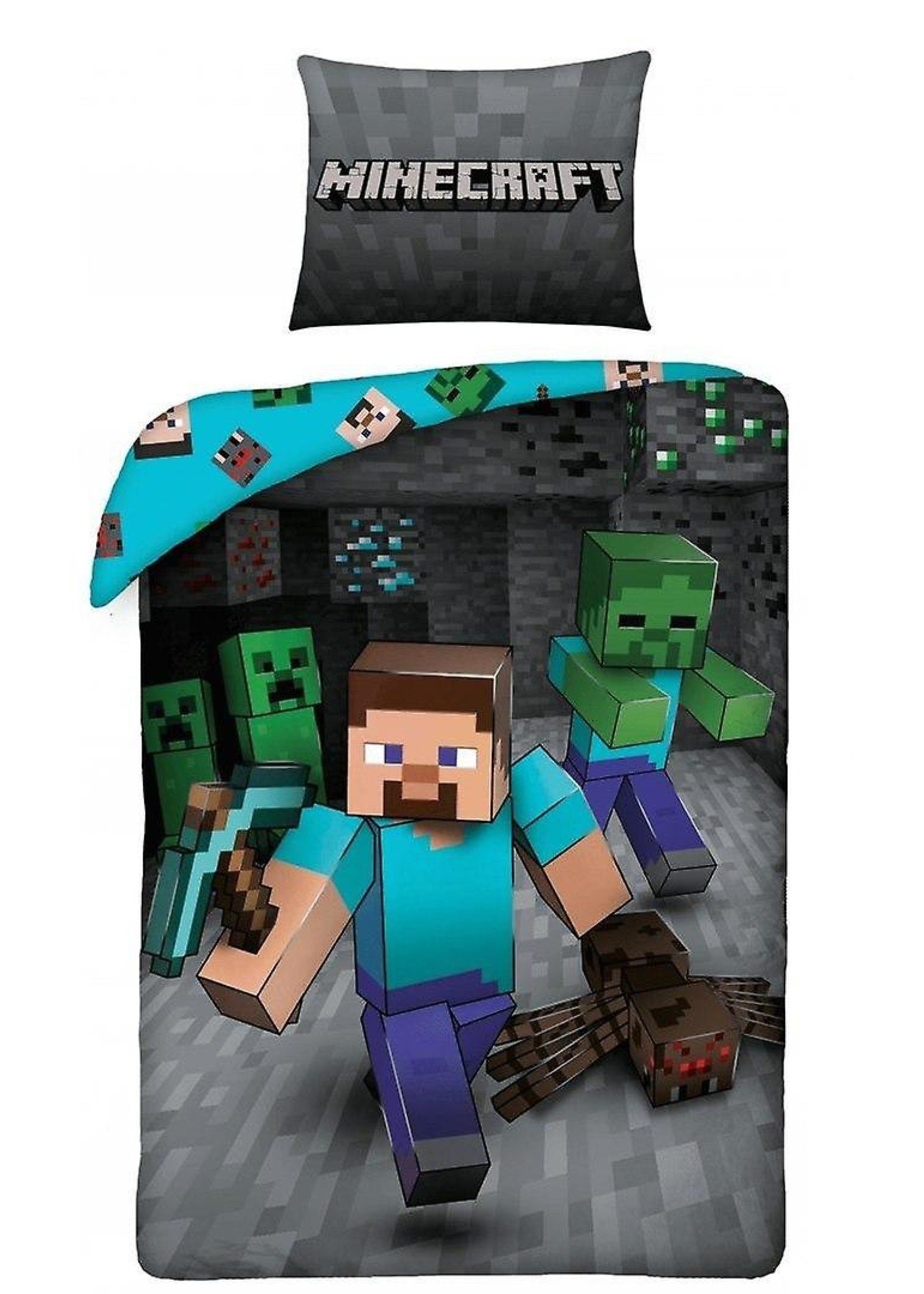 Minecraft shop duvet cover