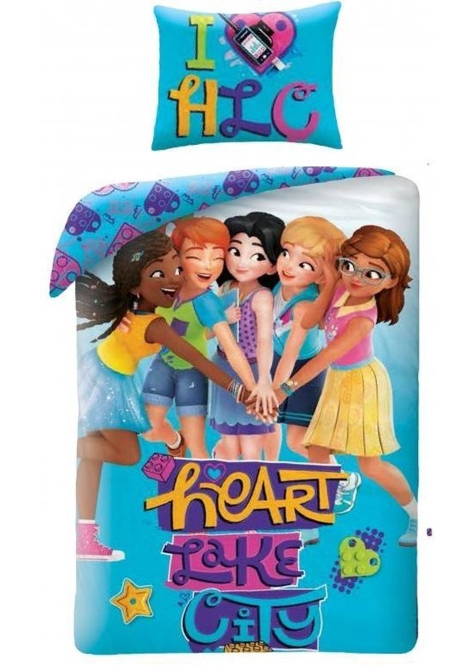 Lego Lego Friends Duvet Set Heartlake -