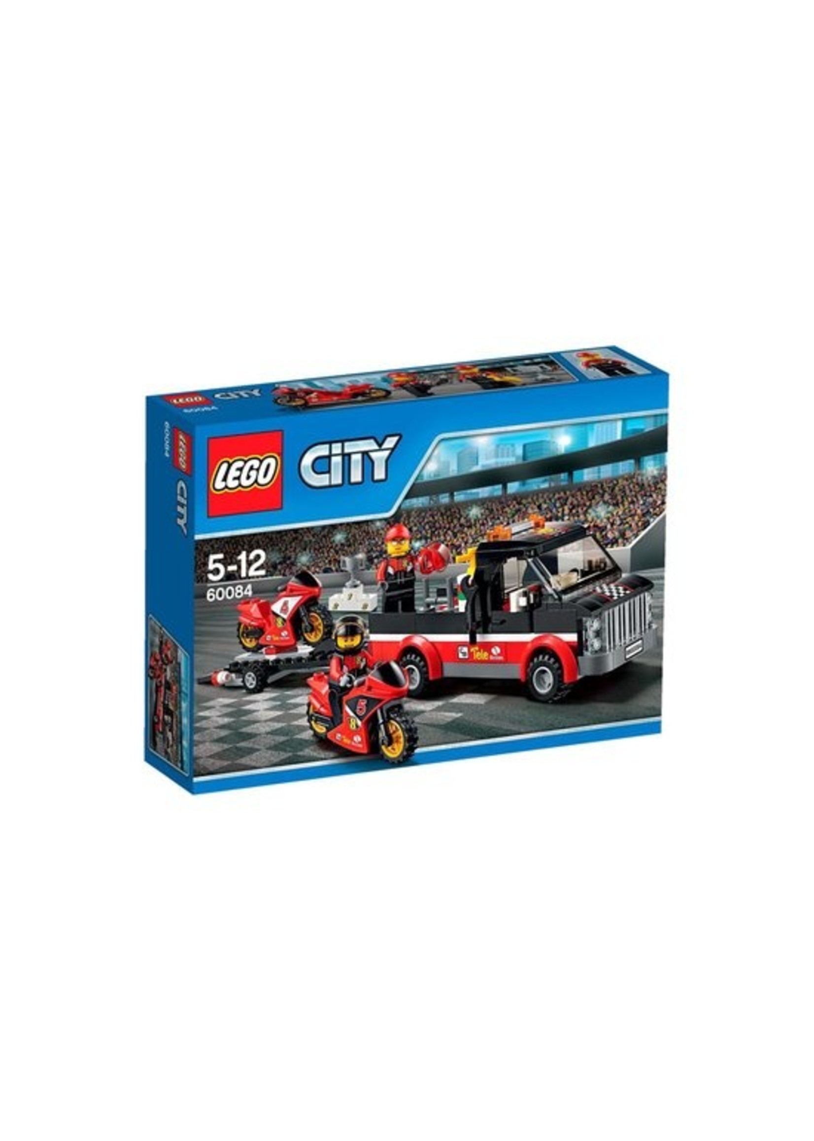 LEGO City Race Motorcycle Transport - 60084