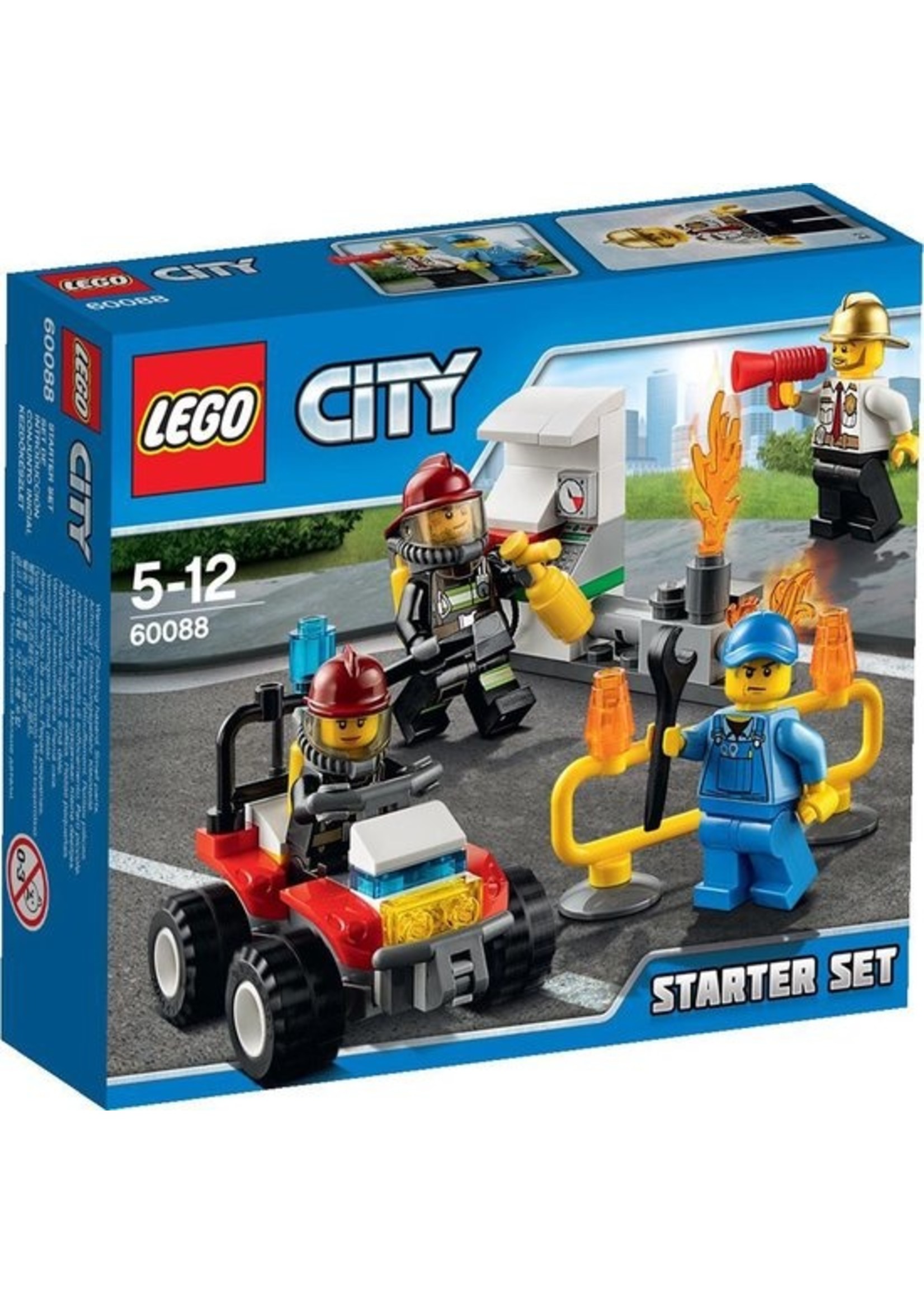 Speciaal tint Spookachtig LEGO City Brandweer Startset - 60088 - Charactersmania.nl