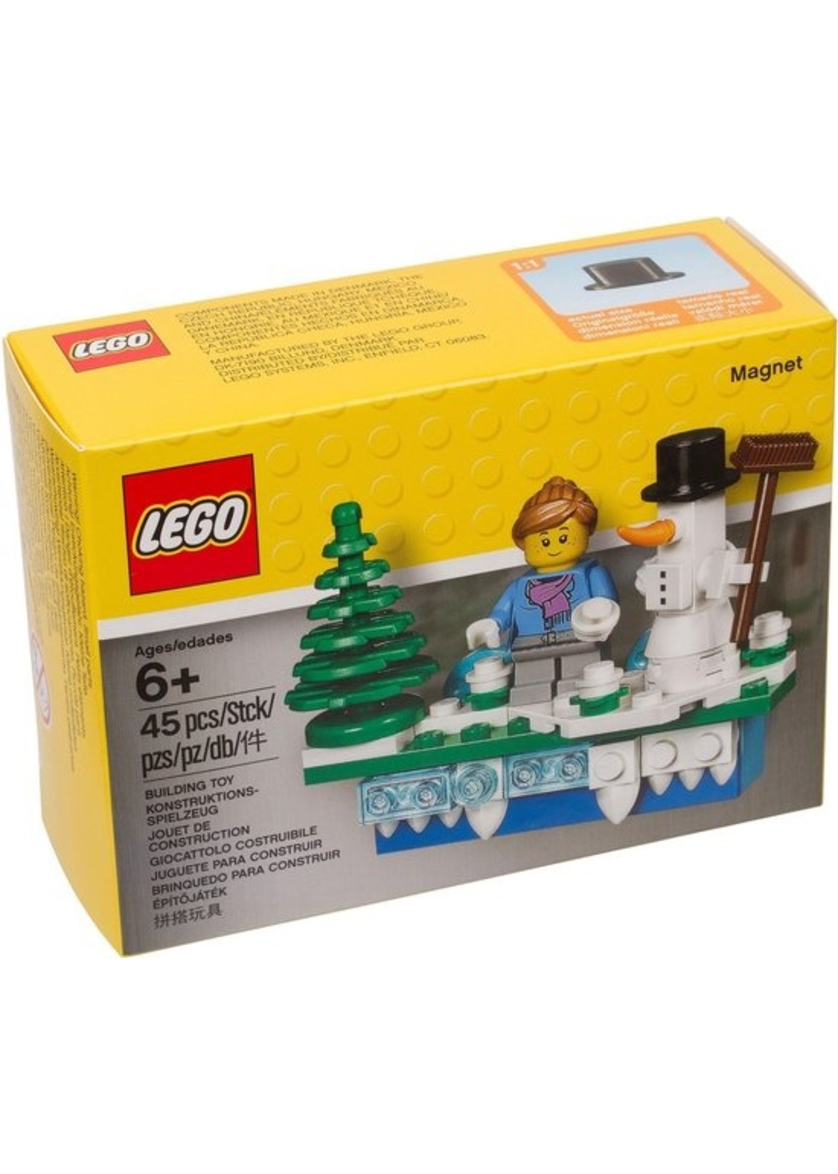 LEGO® Magnet with Christmas scene - 853663