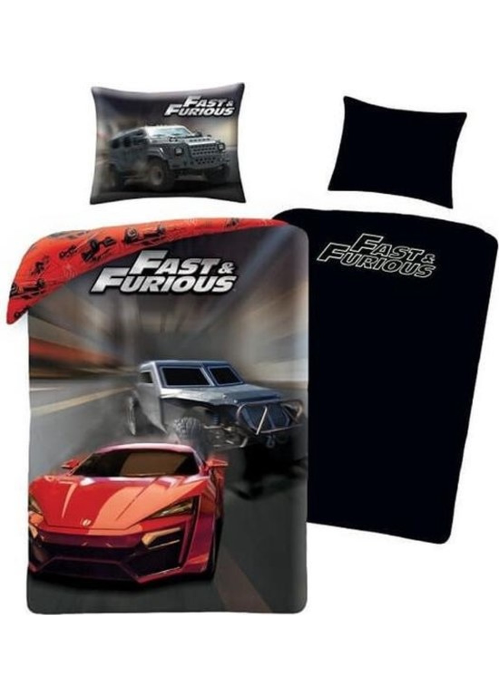 Fast & Furious Dekbedovertrek Glow in the Dark