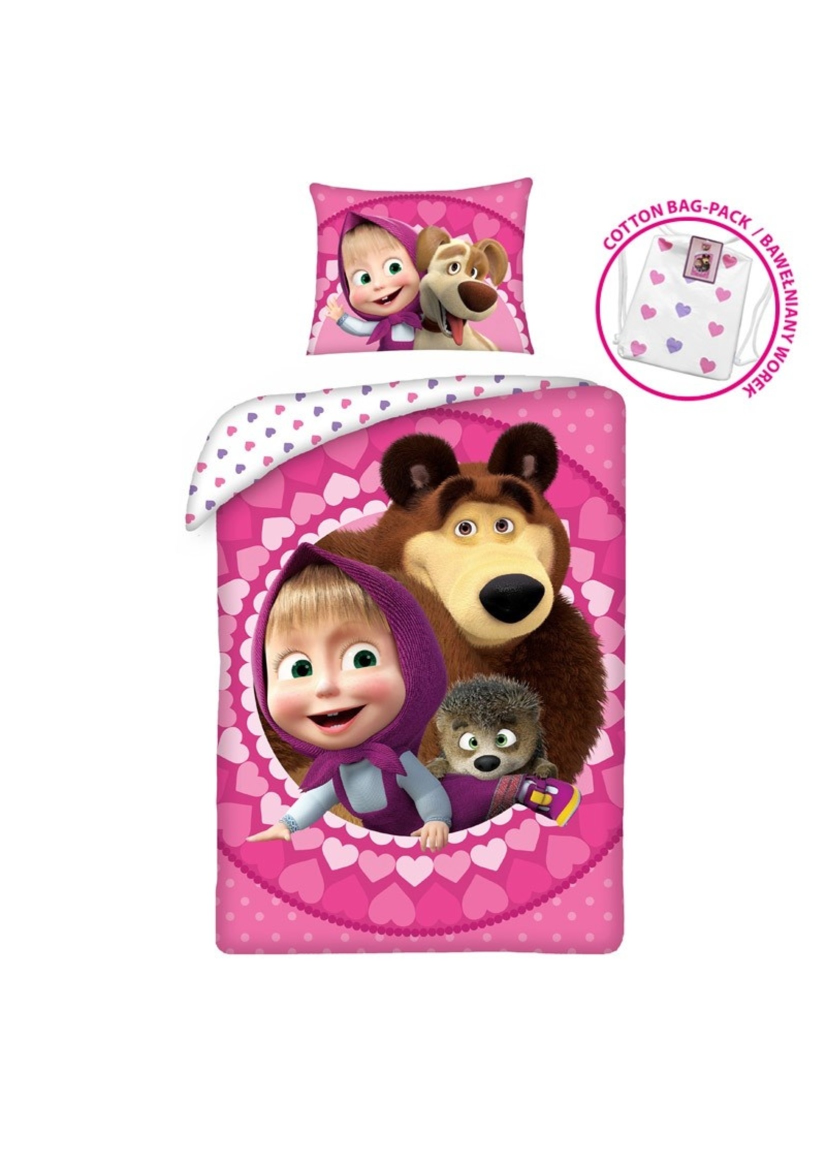 Masha and the Bear Duvet  140 x 200cm