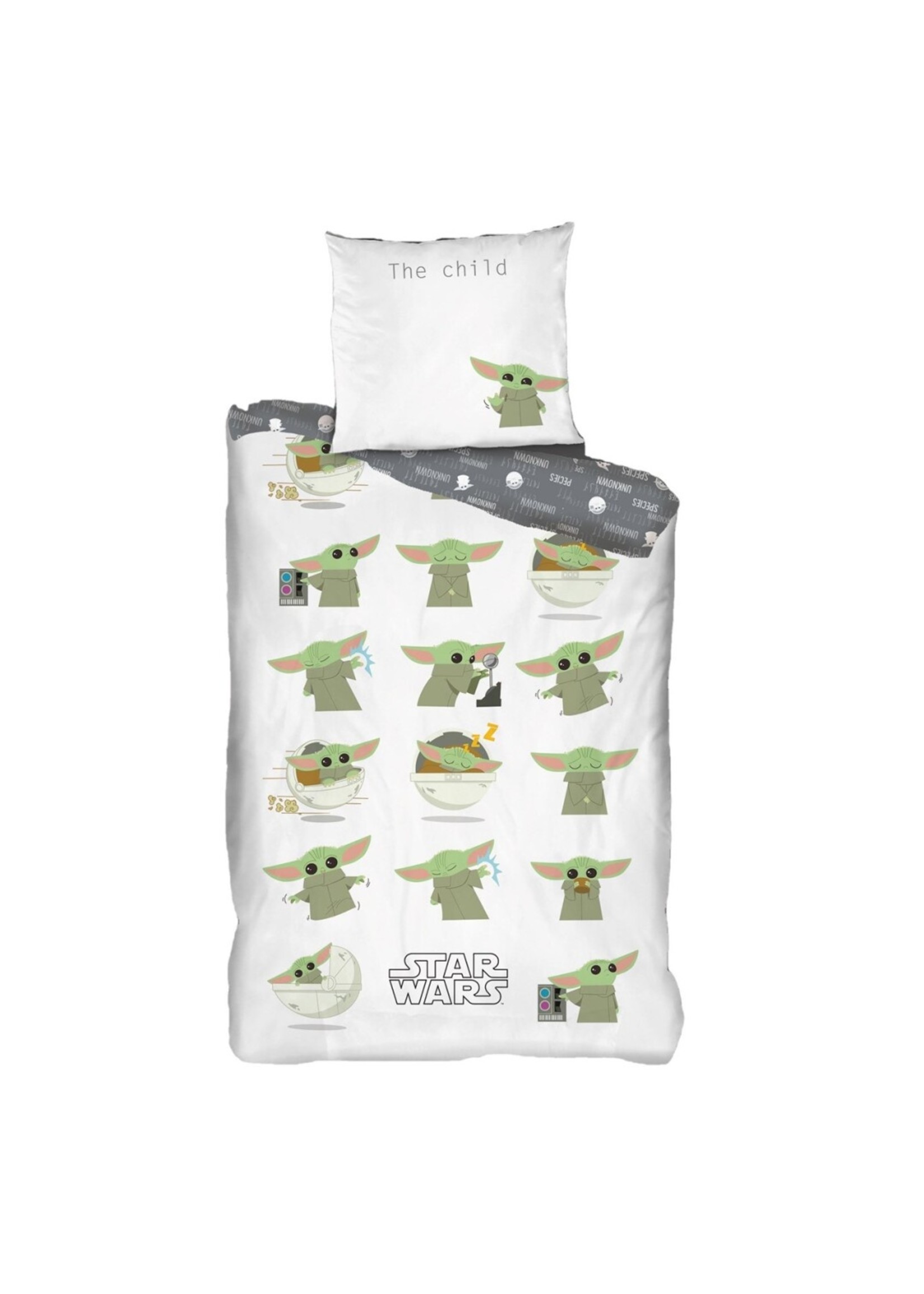 Star Wars Baby Yoda Mandalorian Duvet 150x200 Cotton