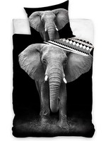 Elephant Single Duvet 140x200cm 100%Cotton Pillowcase 70x90cm