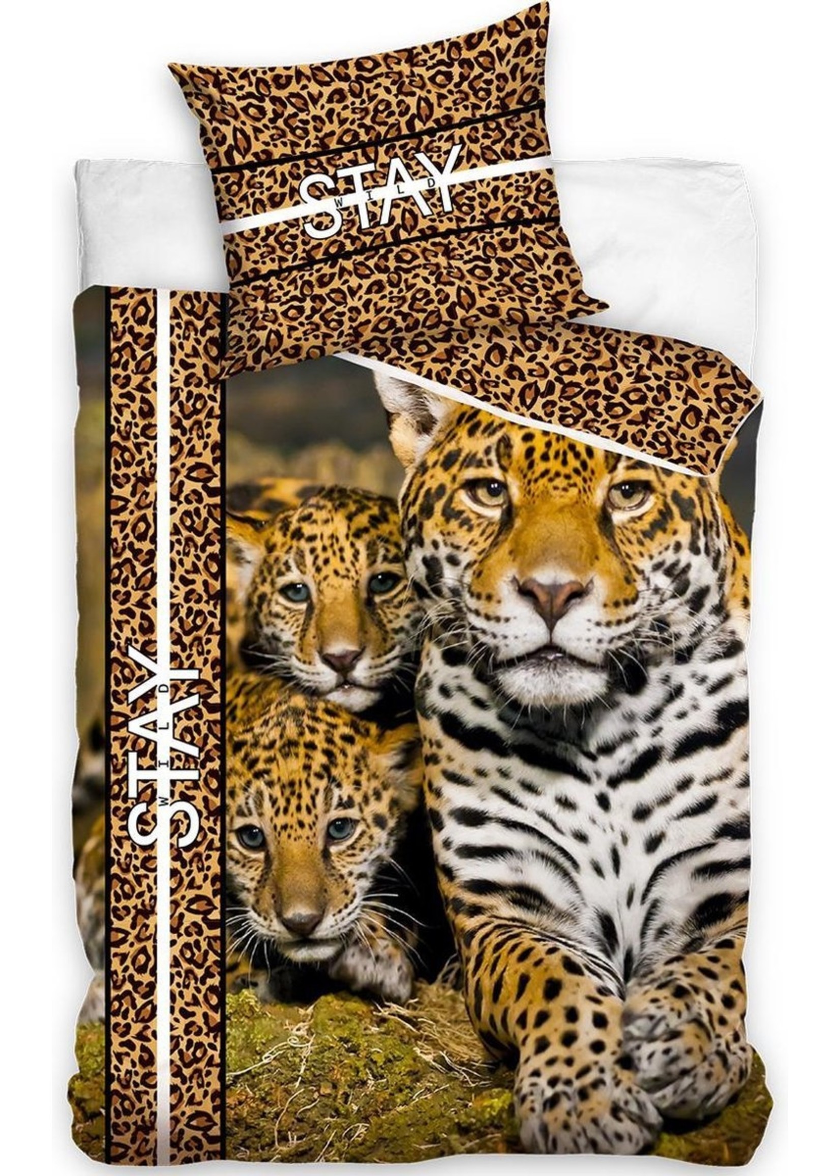 Tiger Duvet Cover 140x200cm 100%Cotton Pillowcase 70x90cm - Copy