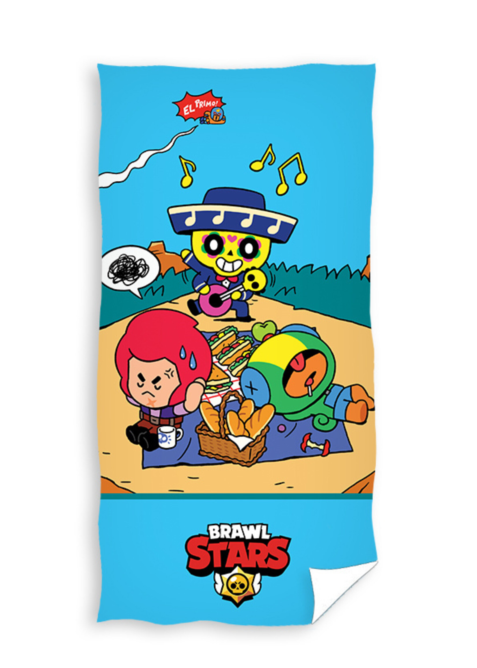 Brawl Stars Handdoek Badlaken 70x140cm Katoen