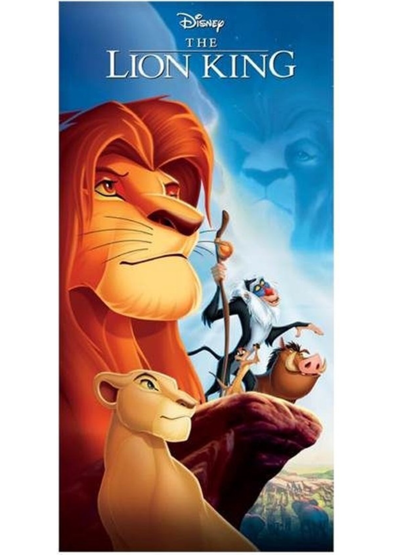 Disney The Lion King Strandlaken Mufasa & Simba - 70 x 140 cm - Katoen