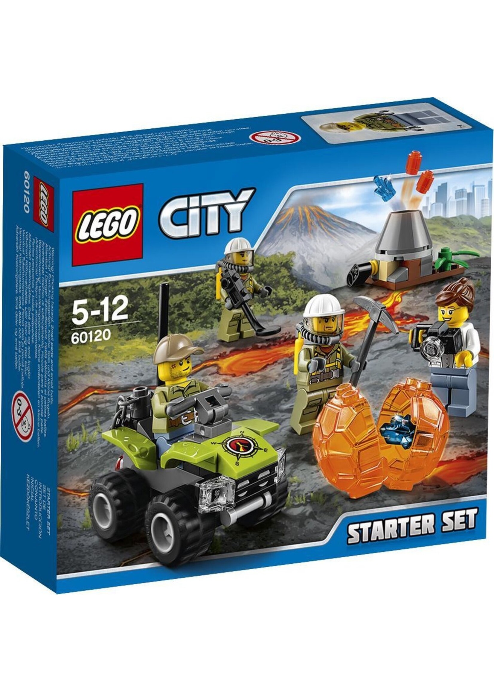 LEGO City Vulkaan Starter Set - 60120