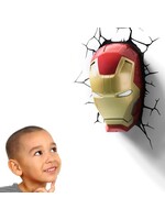 3DlightFX Marvel Iron Man Mask - Wandlamp - LED