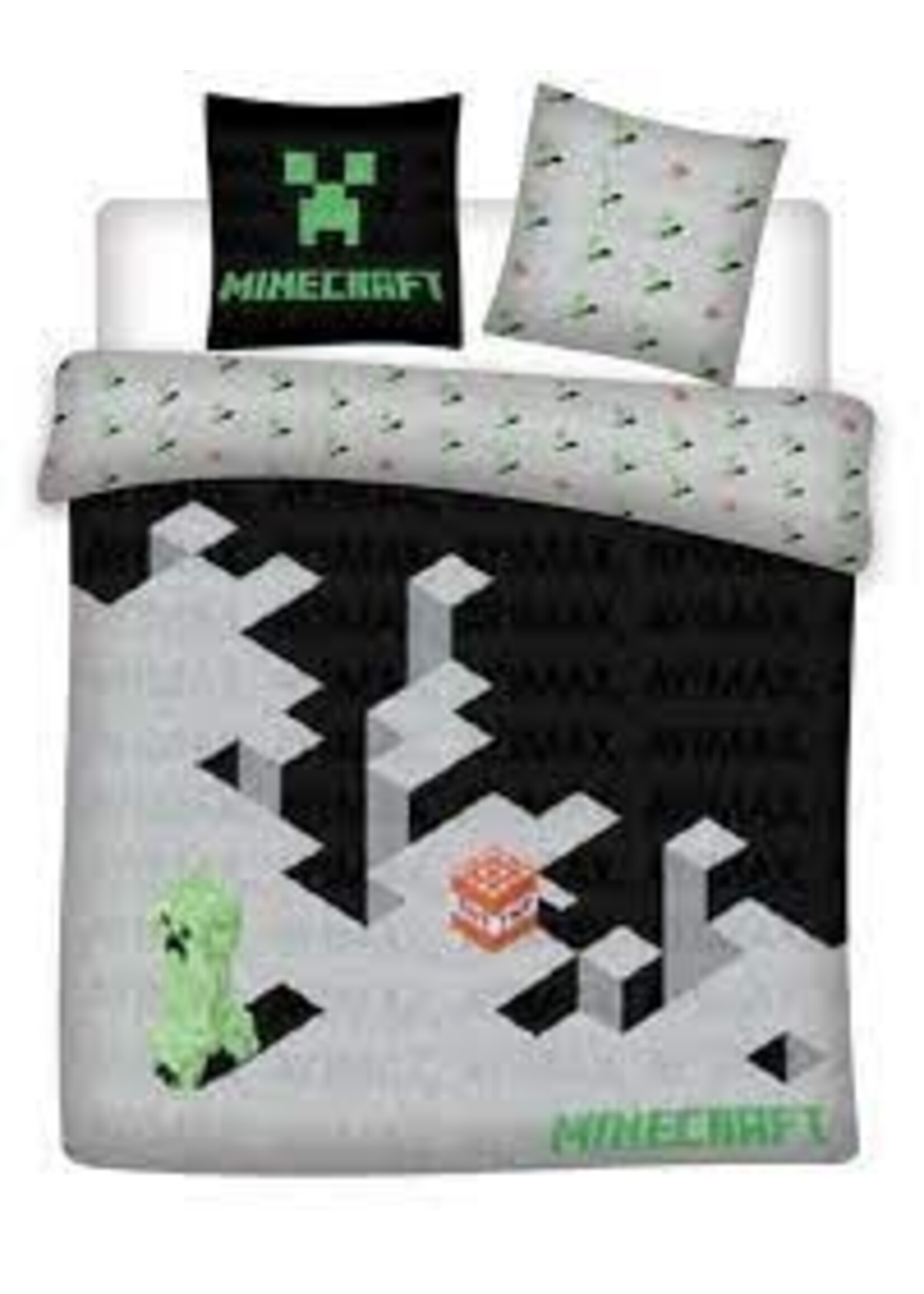 Minecraft Tweepersoons Dekbedovertrek Creeper