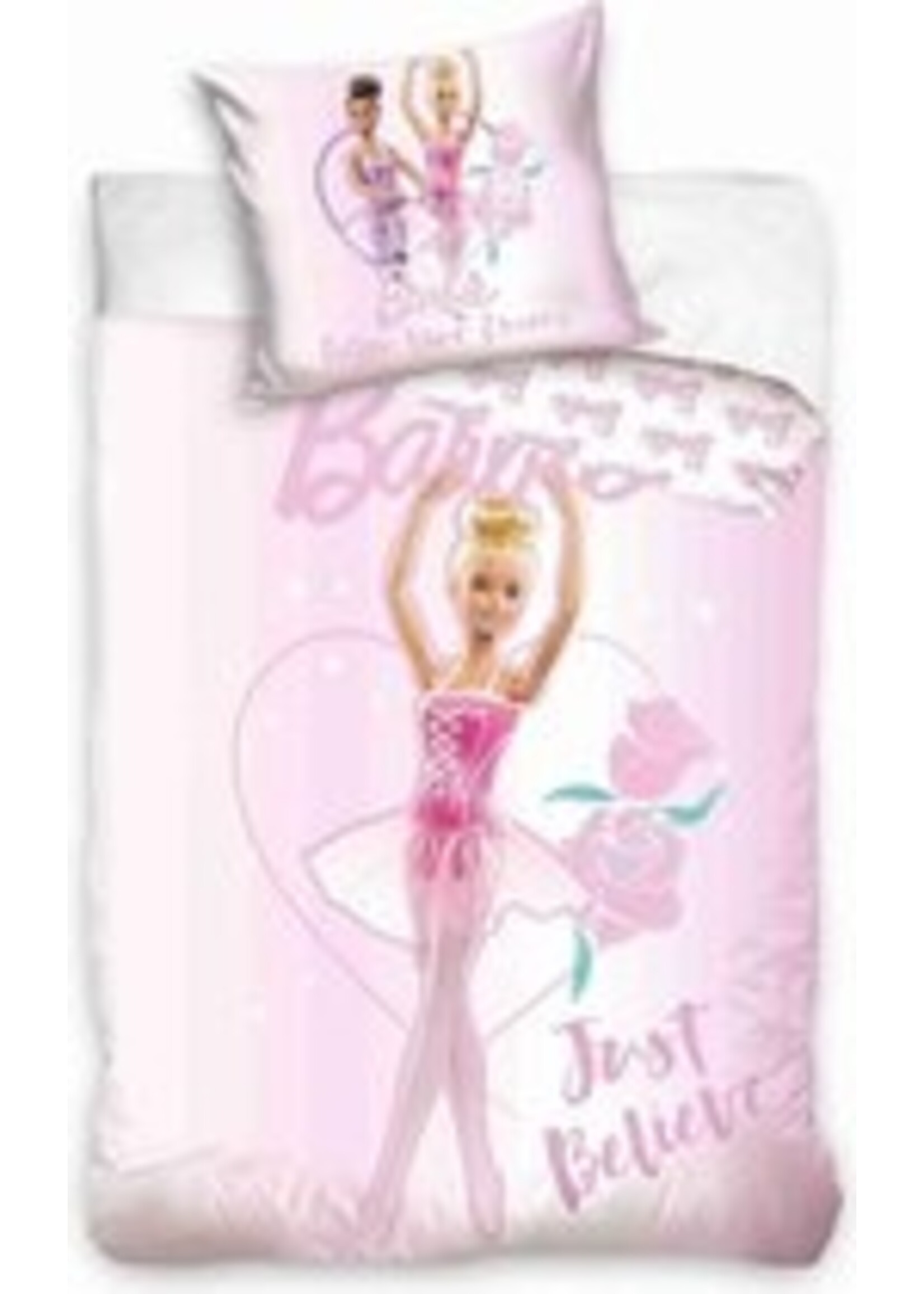 Barbie Barbie Eenpersoons Dekbedovertrek Ballet Danseres Roze