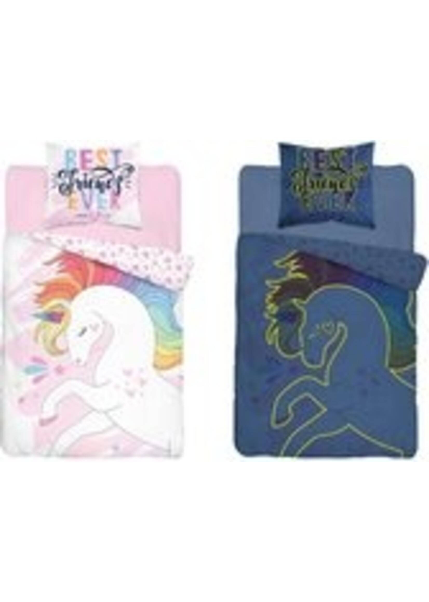 Unicorn Unicorn Single Person Duvet Glow in the Dark BFF