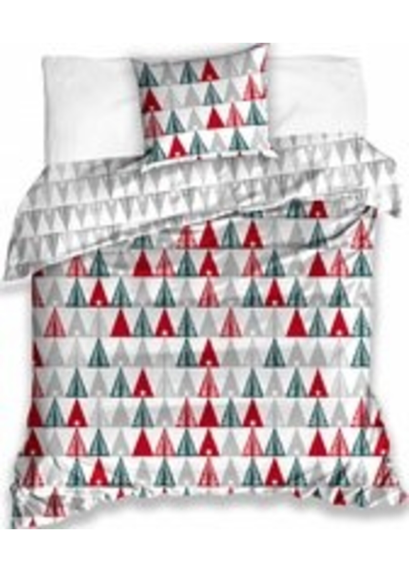Carbotex Single Person Duvet Red Christmas tree Christmas