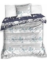 Carbotex Single Person Duvet Christmas White Snow