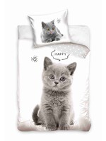 Cat Duvet 140x20cm  Pillowcase 60x70cm 100%Cotton