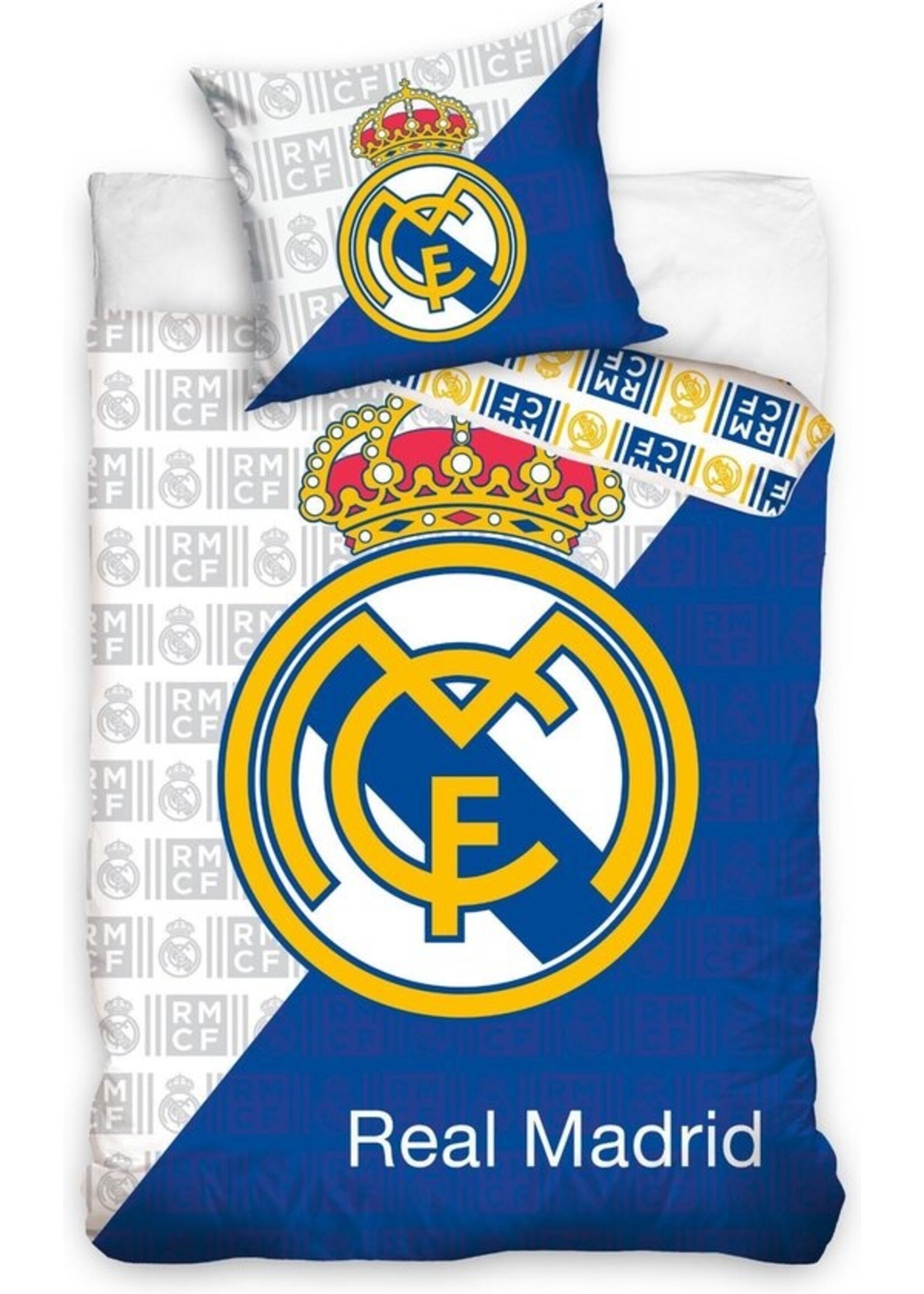 Real Madrid Real Madrid Dekbedovertrek - Eenpersoons - 140 x 200 cm -