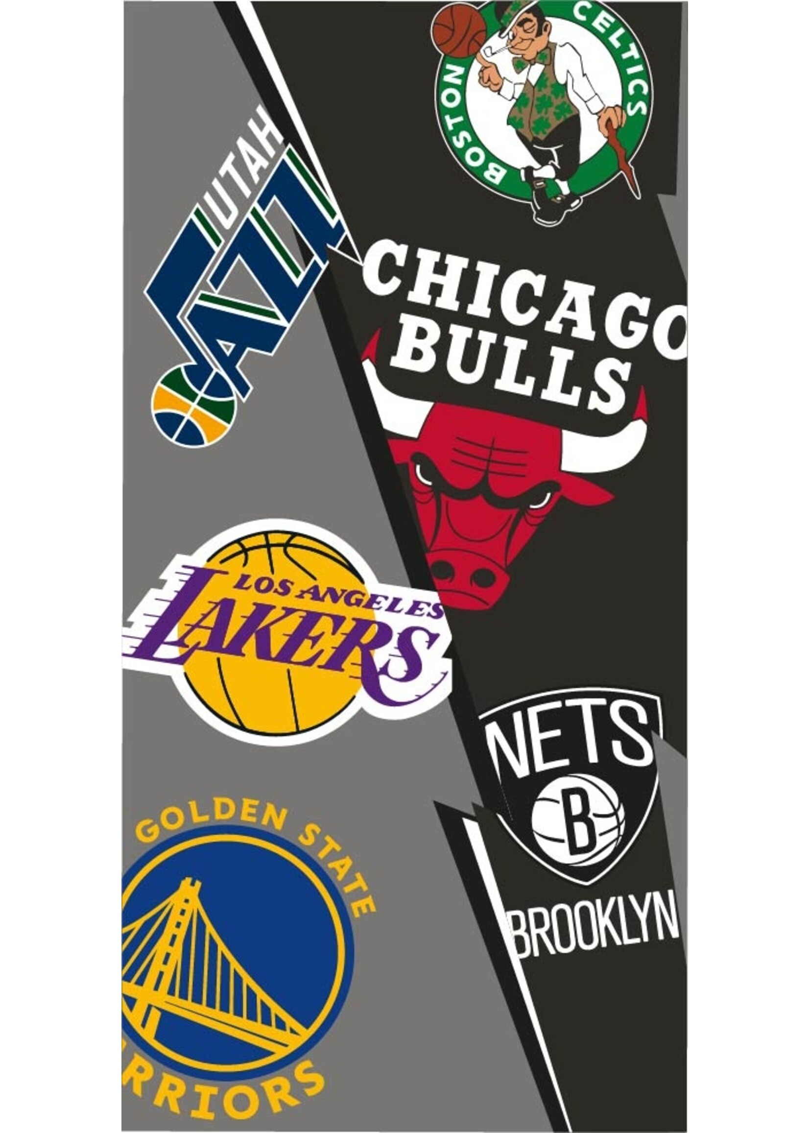 NBA Basketball Badlaken 70x140cm Katoen