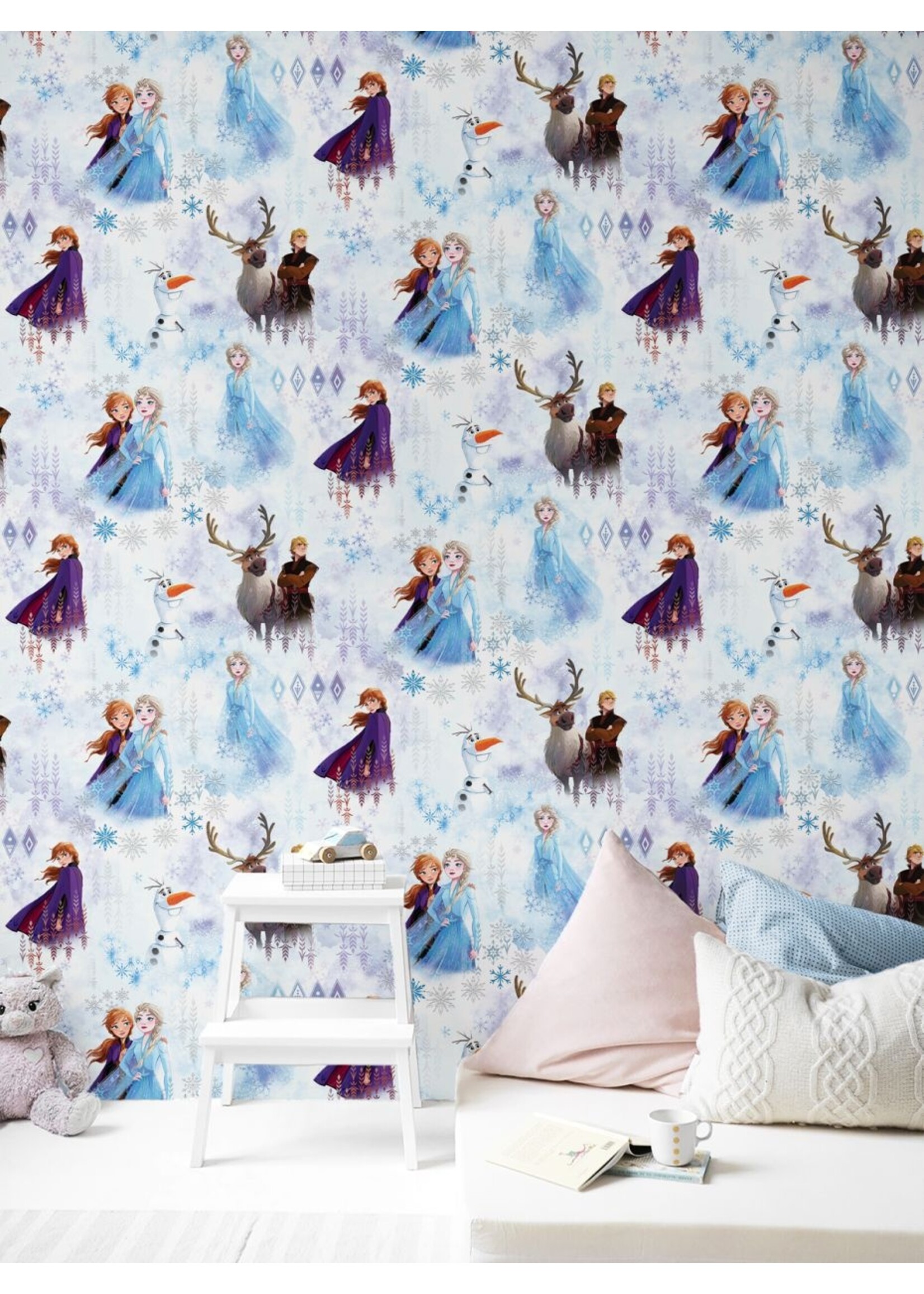 Disney Frozen 2 Wonder Wallpaper Blue Muriva