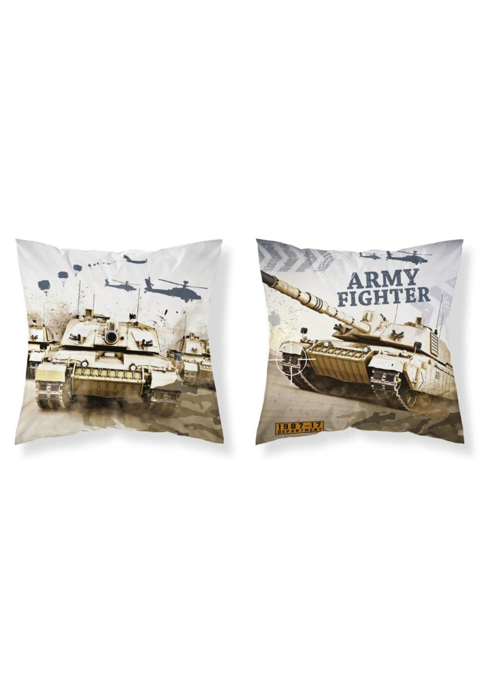 Army Fighter  Tank  cushion 40x40cm