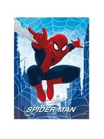 SpiderMan Fleece plaid Web - 110 x 150 cm - Flanel Spiderman Deken