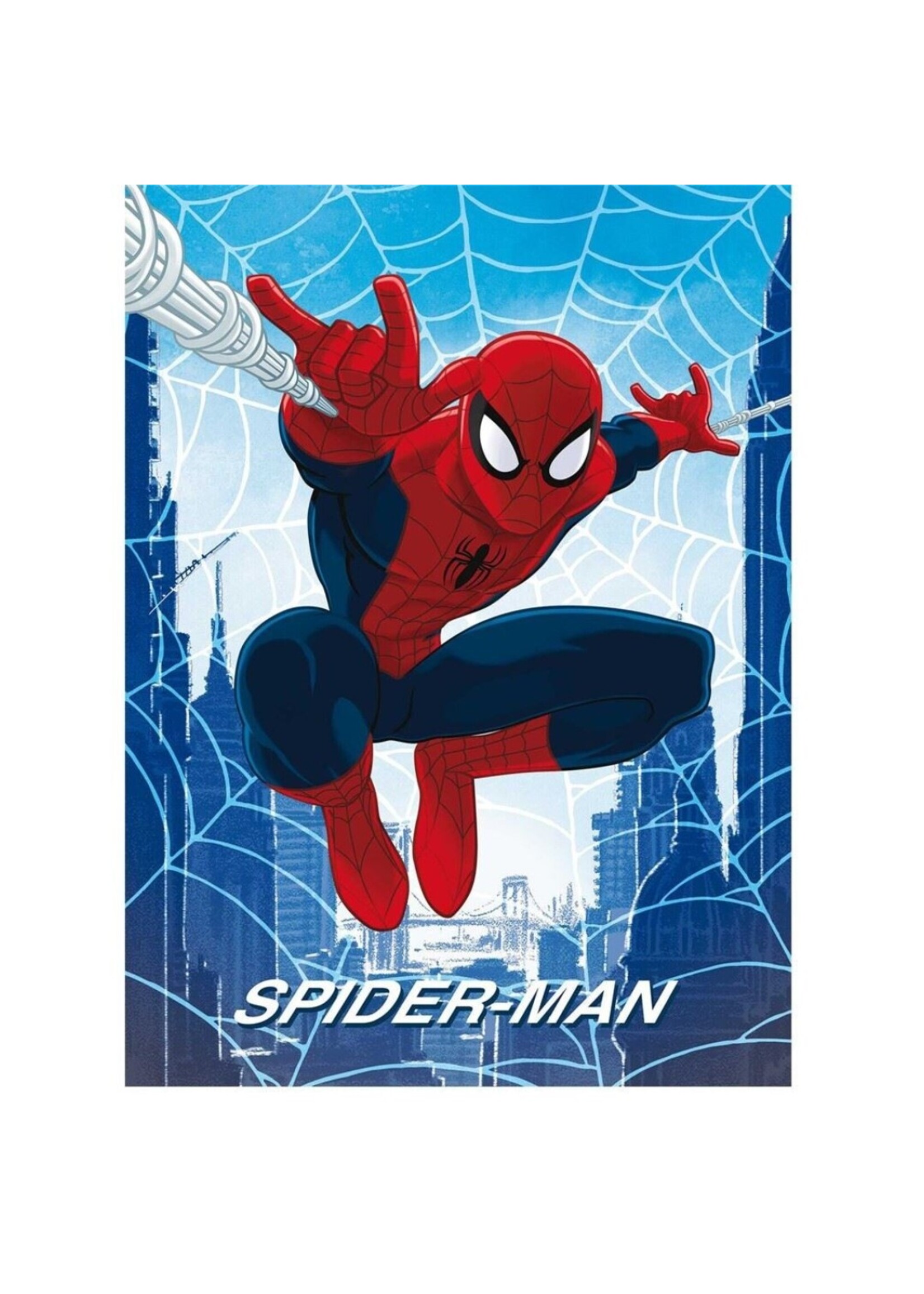 SpiderMan Fleece plaid Web - 110 x 150 cm - Flanel Spiderman Blanket