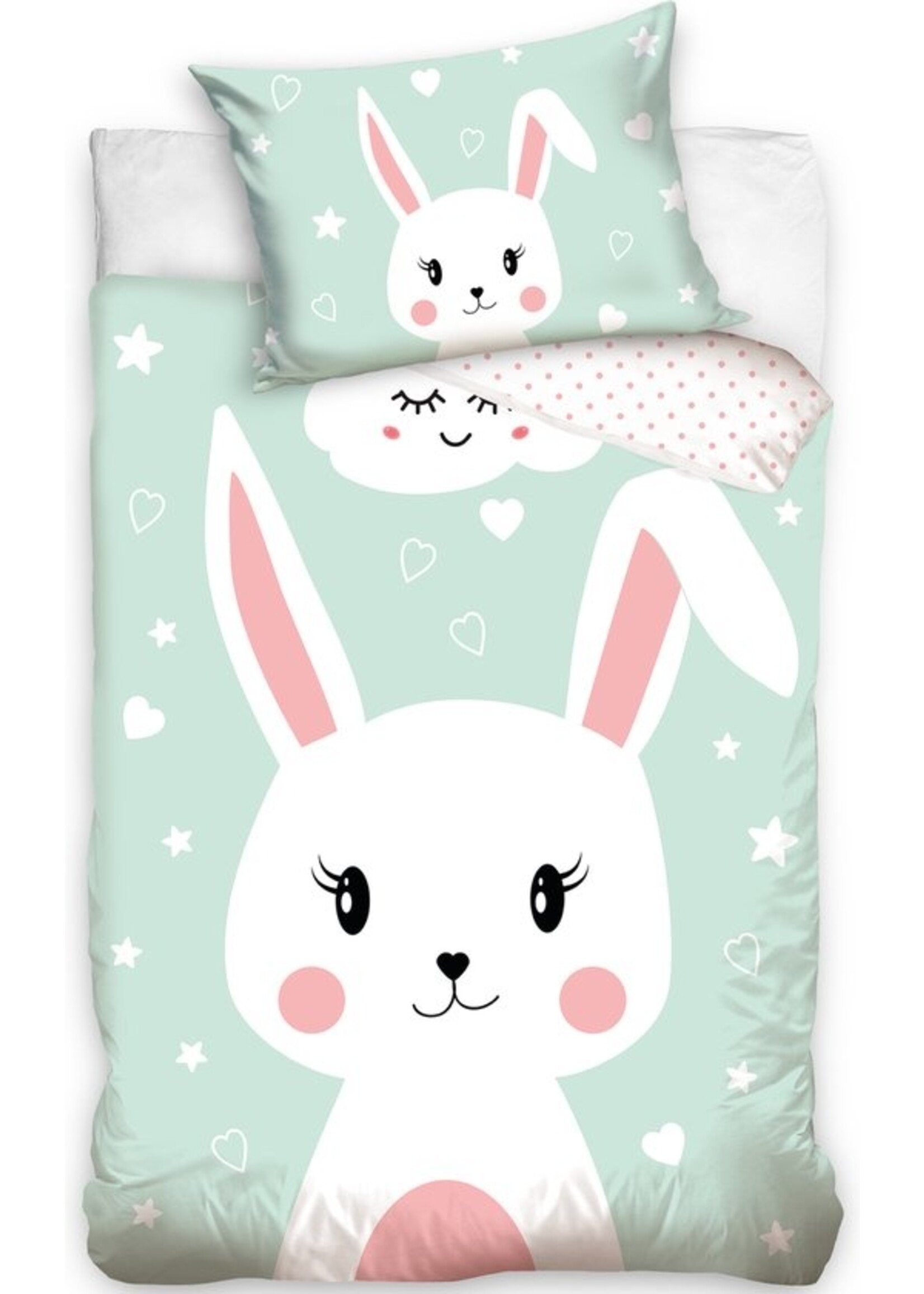 Peppa Pig Animal Pictures BABY Bunny  Junior Duvet Cover Set Sleep Tight