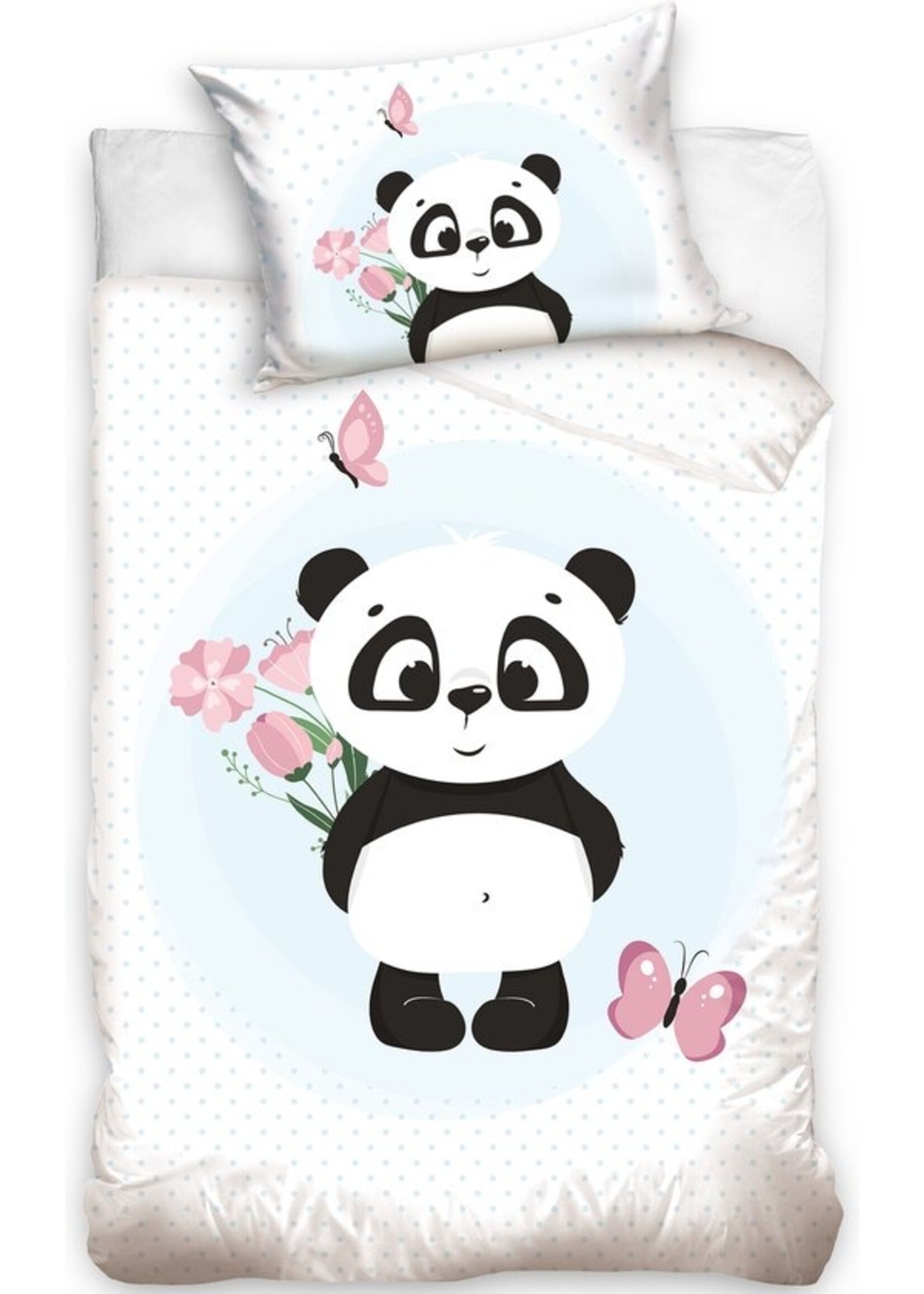 Peppa Pig Animal Pictures BABY Panda  Junior Duvet Cover Set Sleep Tight