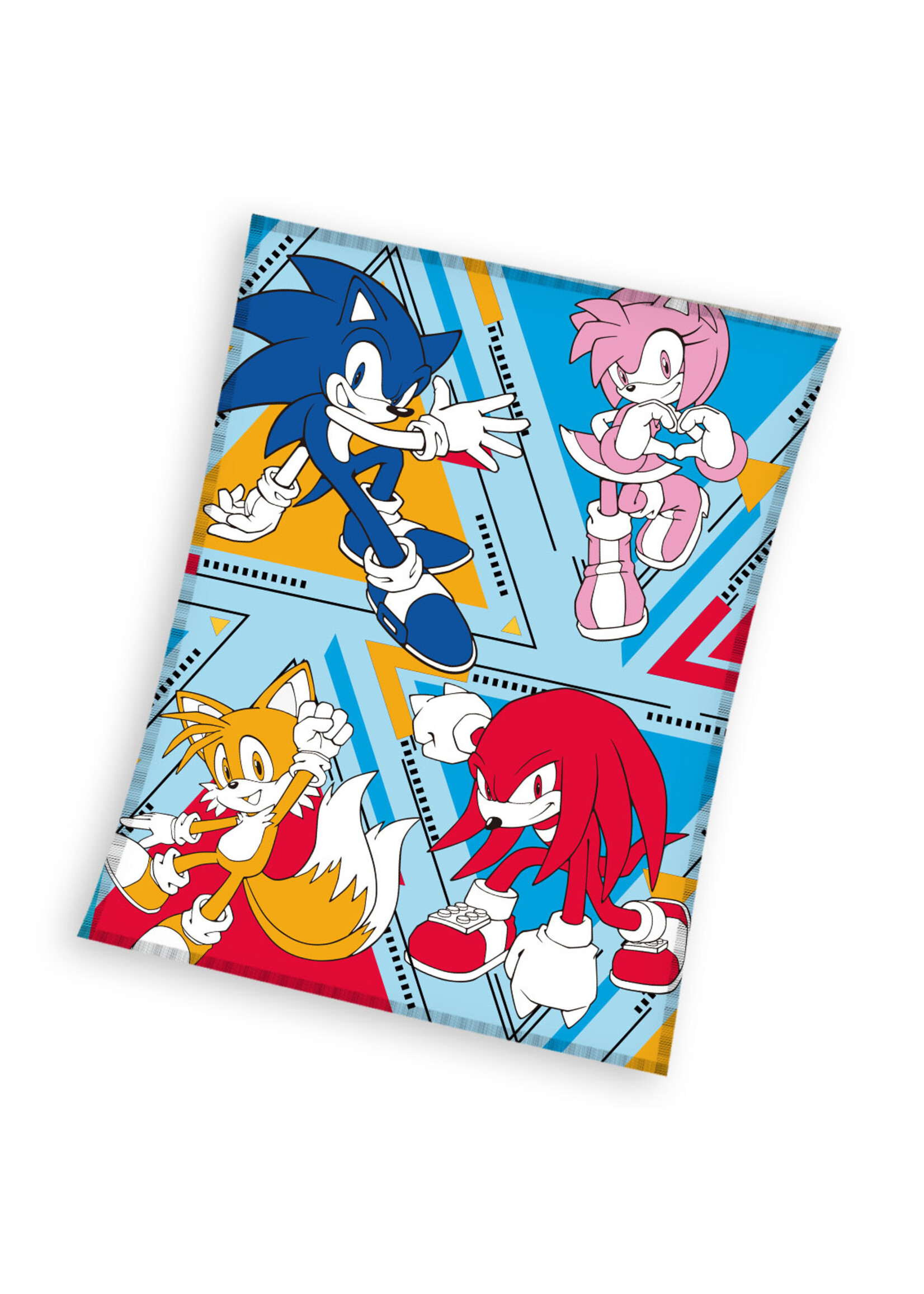 Sonic Plaid Fleece Blanket 130X170cm