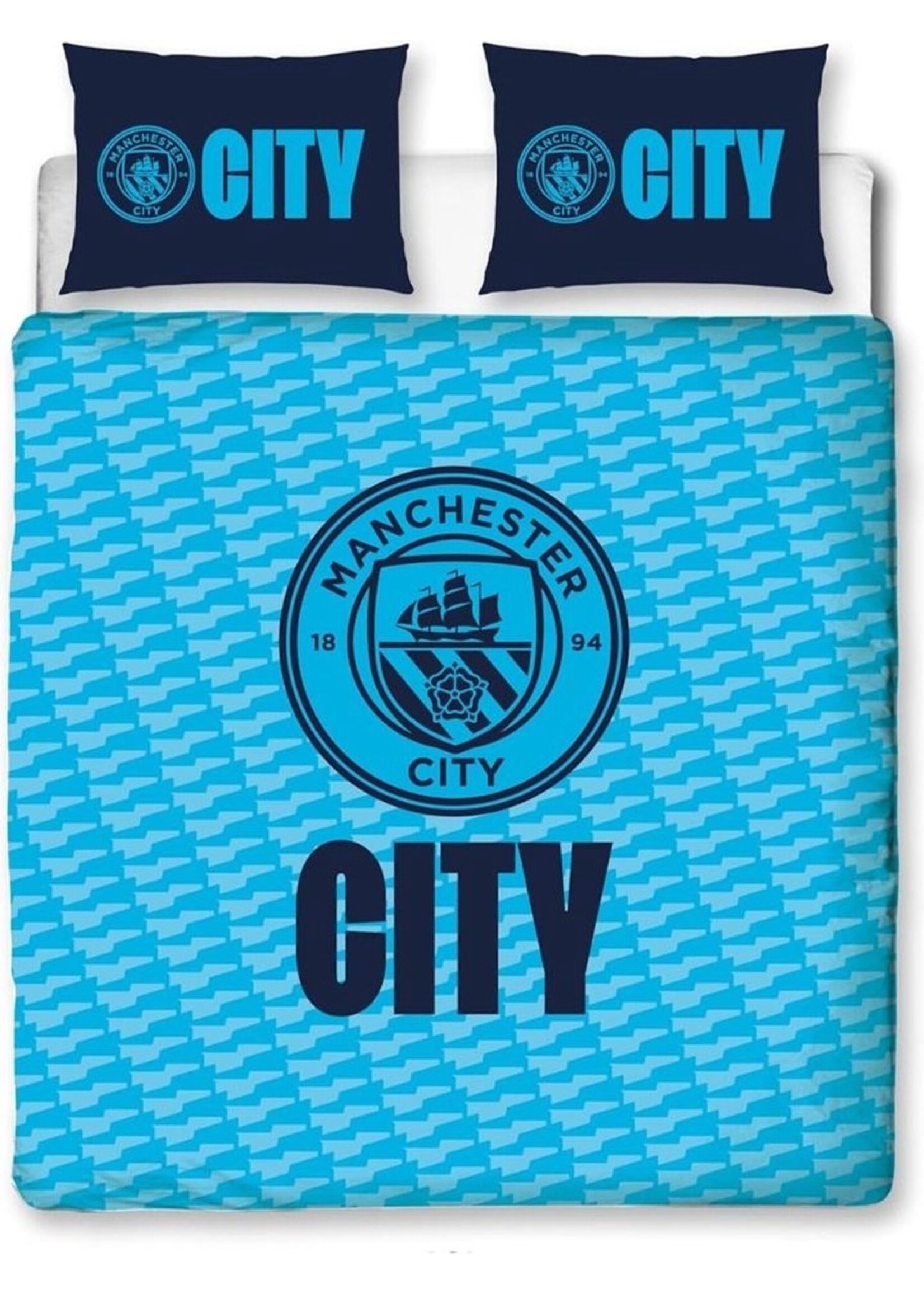 Manchester City Double Duvet Tweepersoons 200x200cm Polycotton