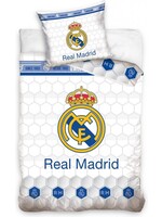 Dekbedovertrek Real Madrid C.F. 140x200 + 1 kussensloop 1 Persoons 140x200 + 1 kussensloop