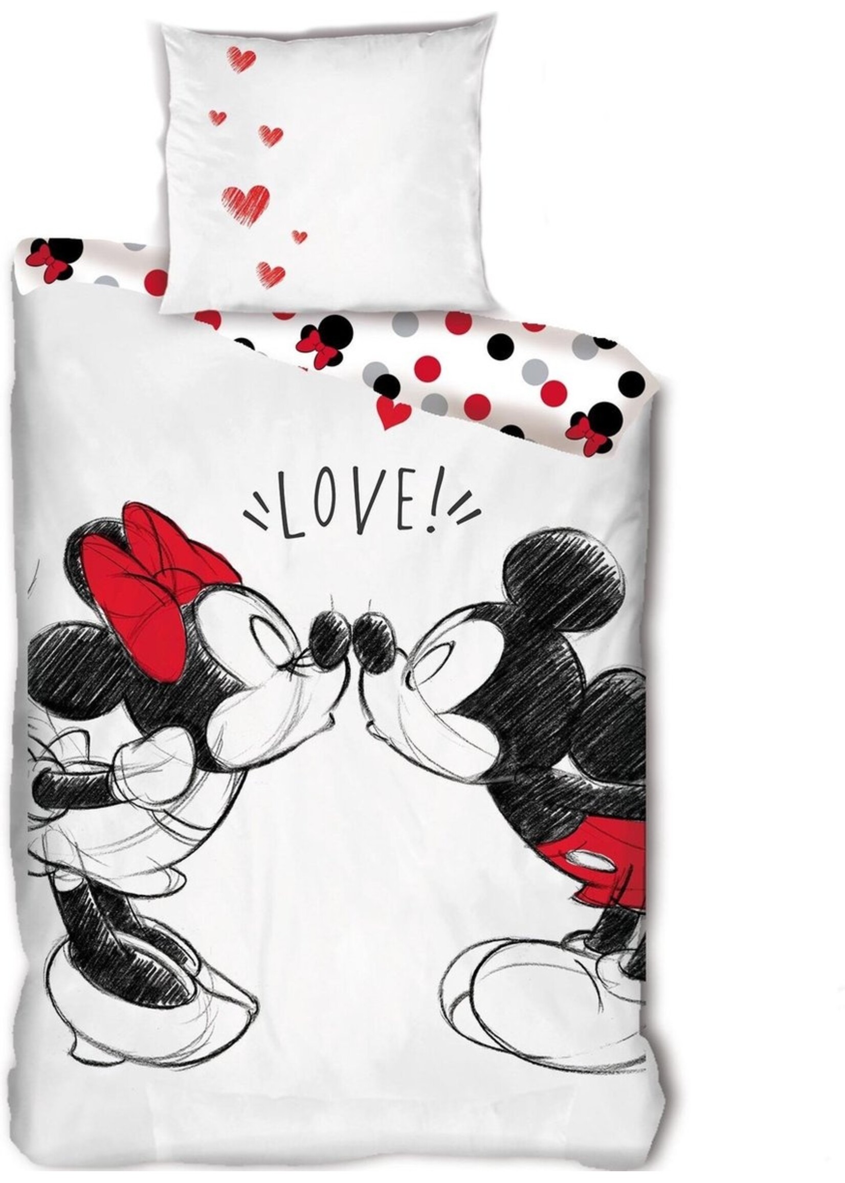 Disney Mickey Minnie Mouse Duvet Cover Set Paris